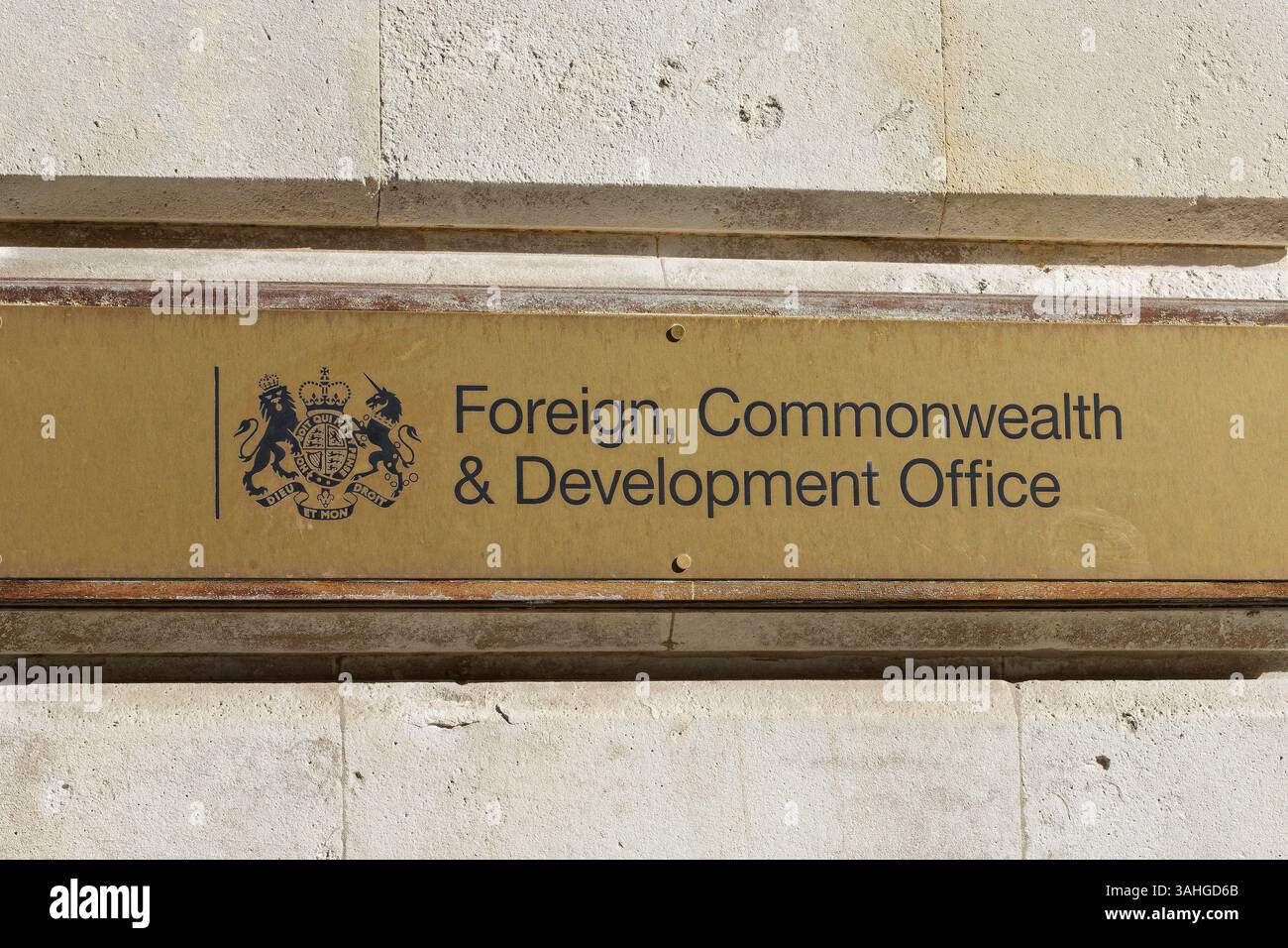 Foreign, Commonwealth & Development Office. Uffici governativi nel centro di Londra, Regno Unito. FCO. Foto Stock