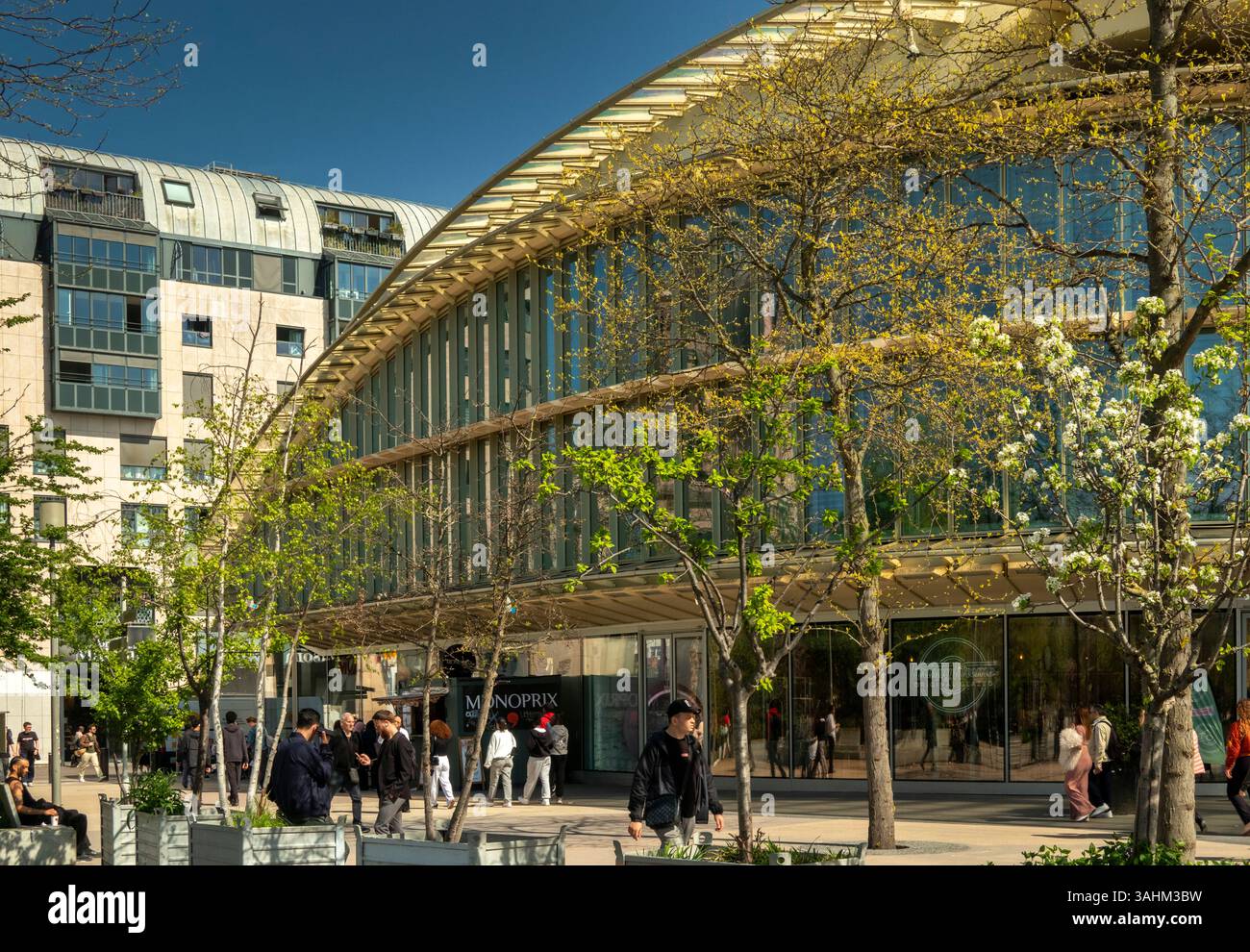 Francia, Parigi, Chatelet, Forum les Halles, porte Saint-Eustache Foto Stock