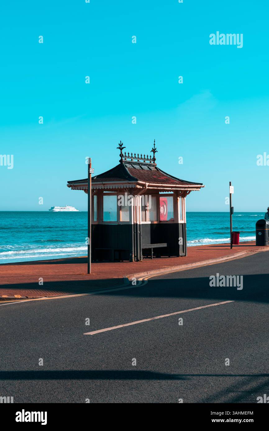 Struttura fronte mare Foto Stock