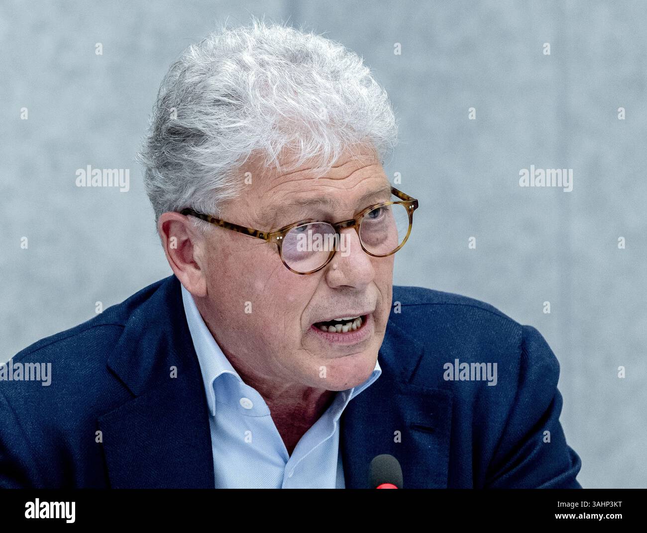 DEN HAAG - Tom Heidman (ad interim CEO Jumbo) durante una tavola rotonda al Parlamento olandese sui prezzi dei prodotti alimentari. I prezzi globali dei prodotti alimentari sono aumentati del 1,6% a febbraio rispetto a gennaio, in parte a causa dei più costosi oli di zucchero, latticini e vegetali. ANP REMKO DE WAAL paesi bassi - uscita belgio Foto Stock