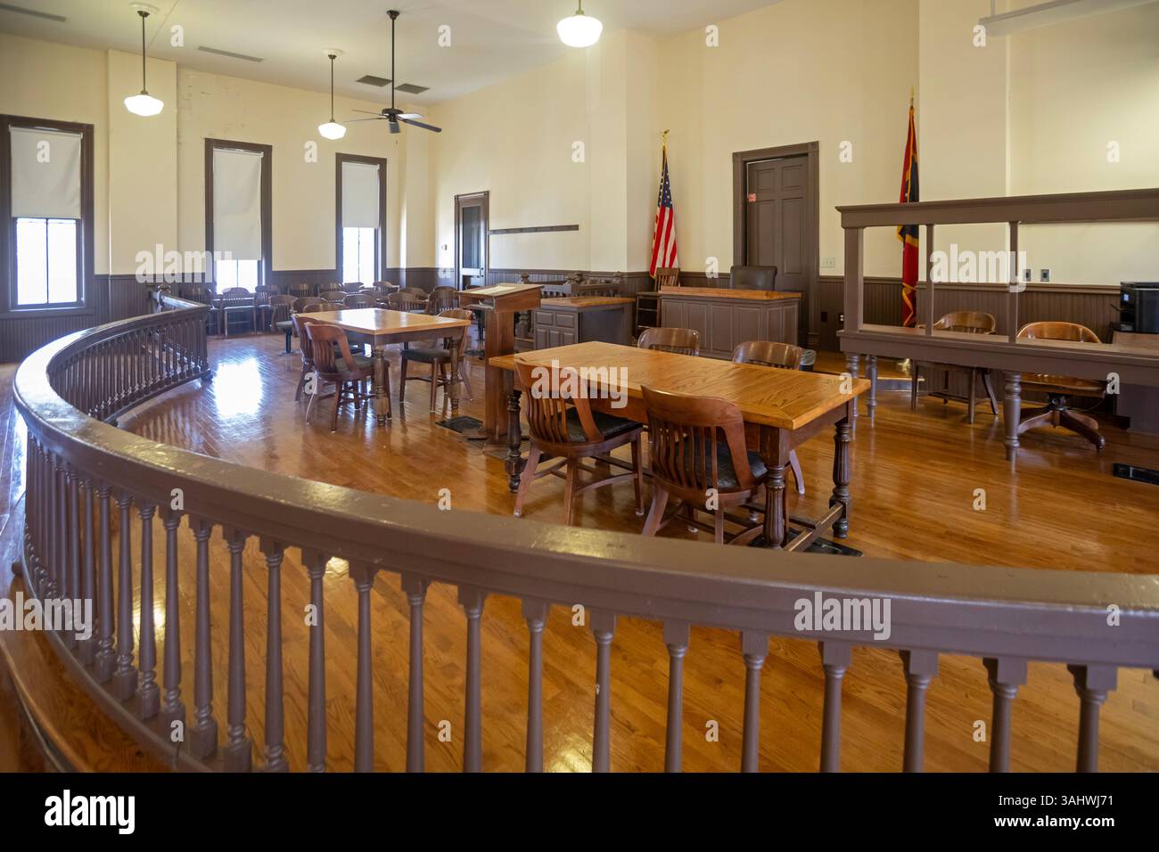 Sumner, Mississippi - il tribunale della contea di Tallahatchie, sede dell'Emmett fino al processo per omicidio. Nel 1955, il quattordicenne Emmett Till fu torturato e ucciso Foto Stock