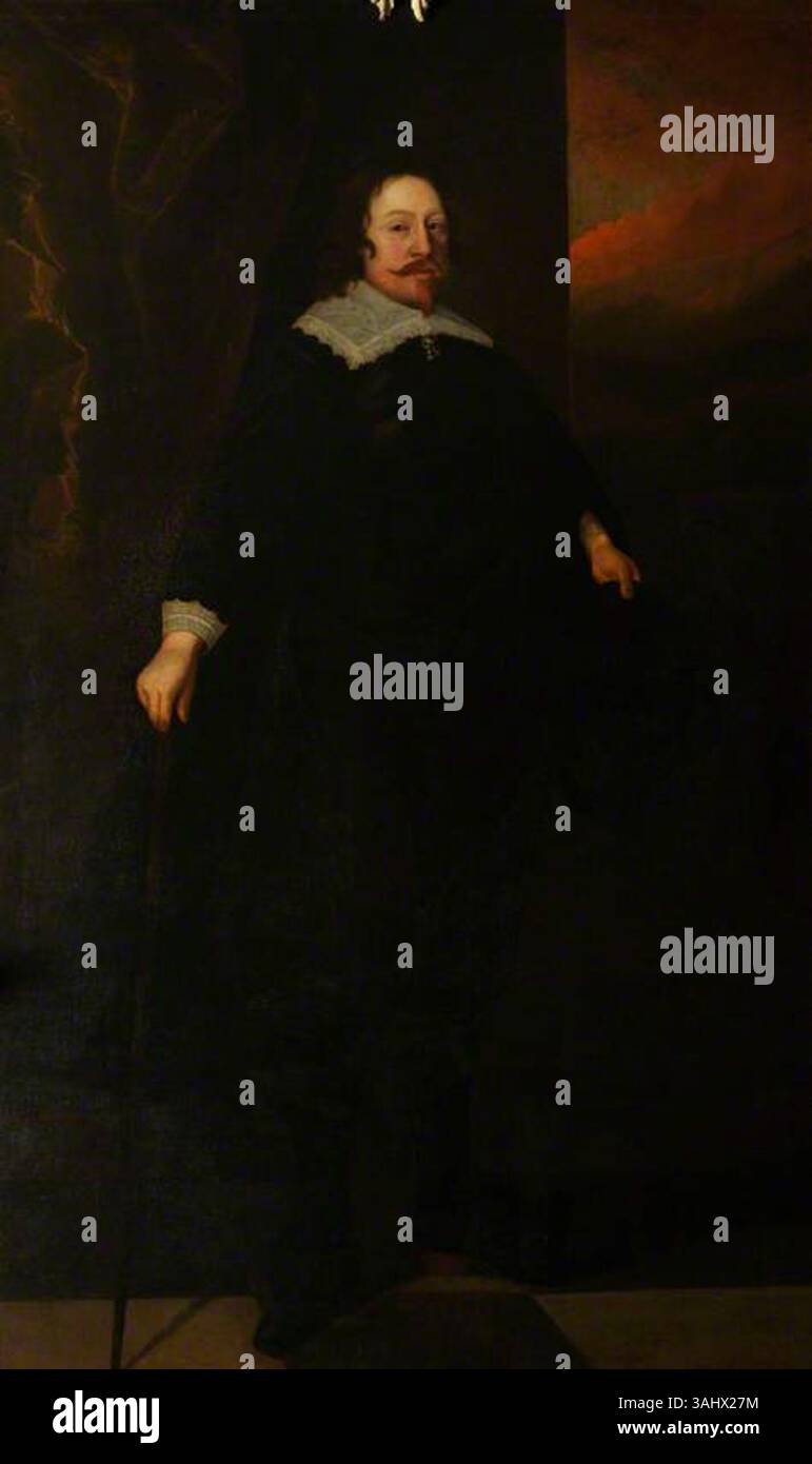 Questo ritratto, risalente al 1650-1655, ritrae Chaloner Chute i, presidente della camera dei comuni. Il dipinto riflette l'importanza politica e sociale di Chute durante la metà del XVII secolo, mostrando la sua posizione nella politica britannica. Foto Stock
