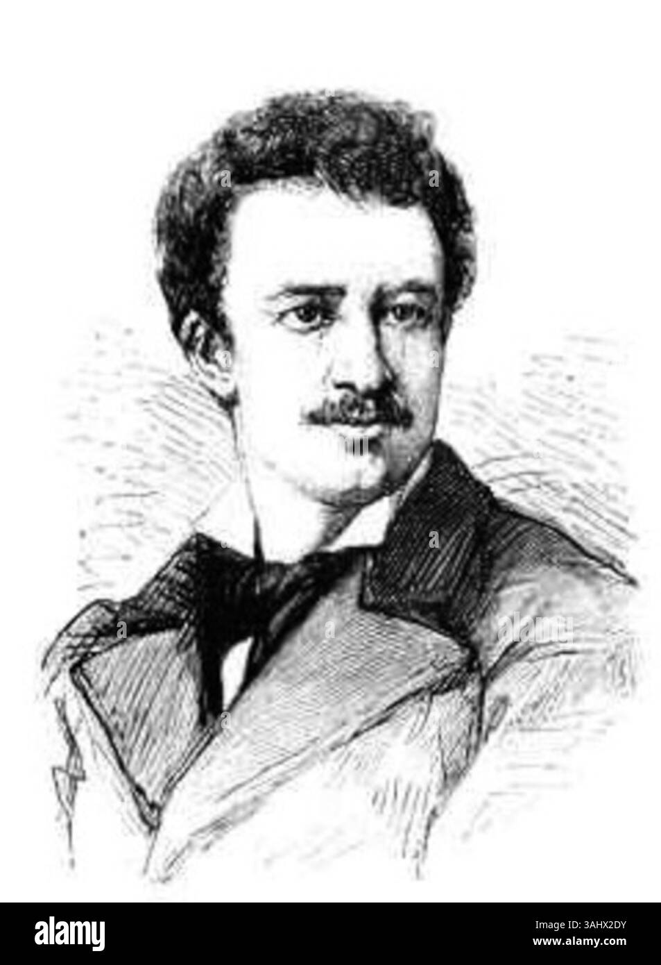 Henri Garnier, direttore di *le Voltaire*, ha fatto parte del comitato stampa per l'evento dell'11 dicembre 1879 che ha raccolto fondi per le vittime delle inondazioni spagnole. Il suo ruolo è stato citato nella rivista *l'Illustration*. Foto Stock