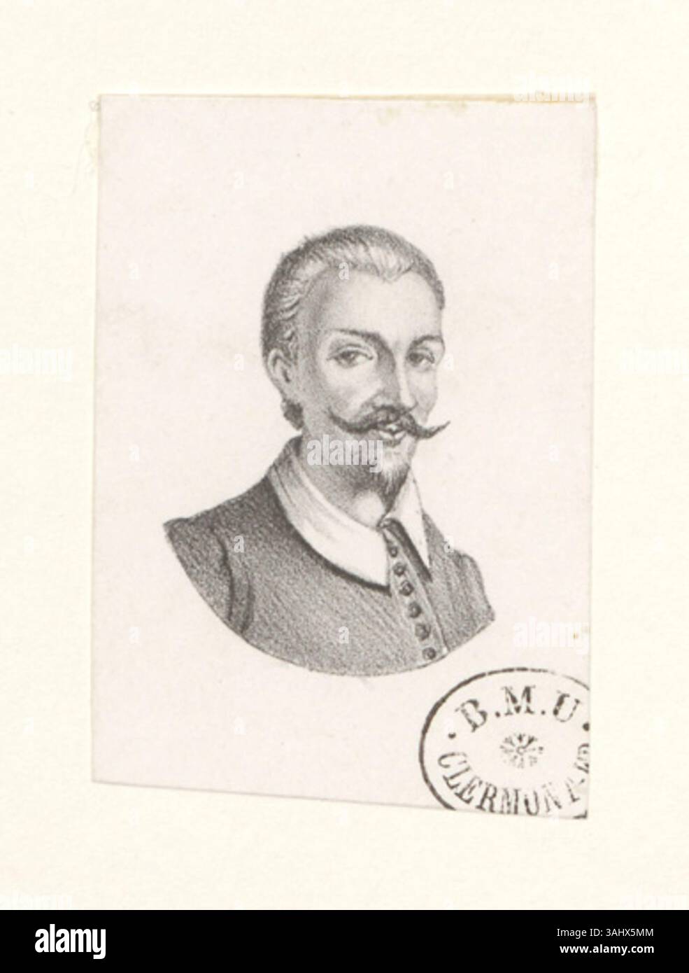 Una stampa litografica di Jean Bonnefont (1840-1912), parte della collezione Boyer, che dimostra la sua tecnica nel genere della stampa fine. Noto per la sua abilità nella litografia, questo pezzo rappresenta l'approccio dettagliato e raffinato di Bonnefont. Foto Stock