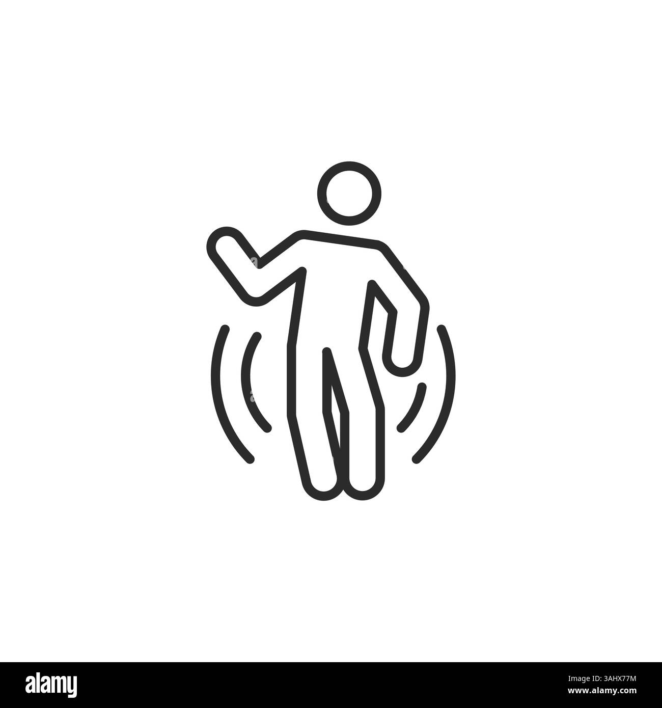 Icona della paralisi cerebrale Illustrazione Vettoriale