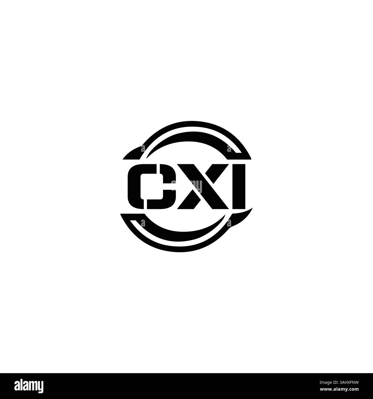 set cxi, cxi, design c x i, lettera c x i, logo c x i, lettera c x i, lettera cxi, logo cxi, monogramma cxi, set di logo cxi letter, grafica, icona, identità, industr Illustrazione Vettoriale