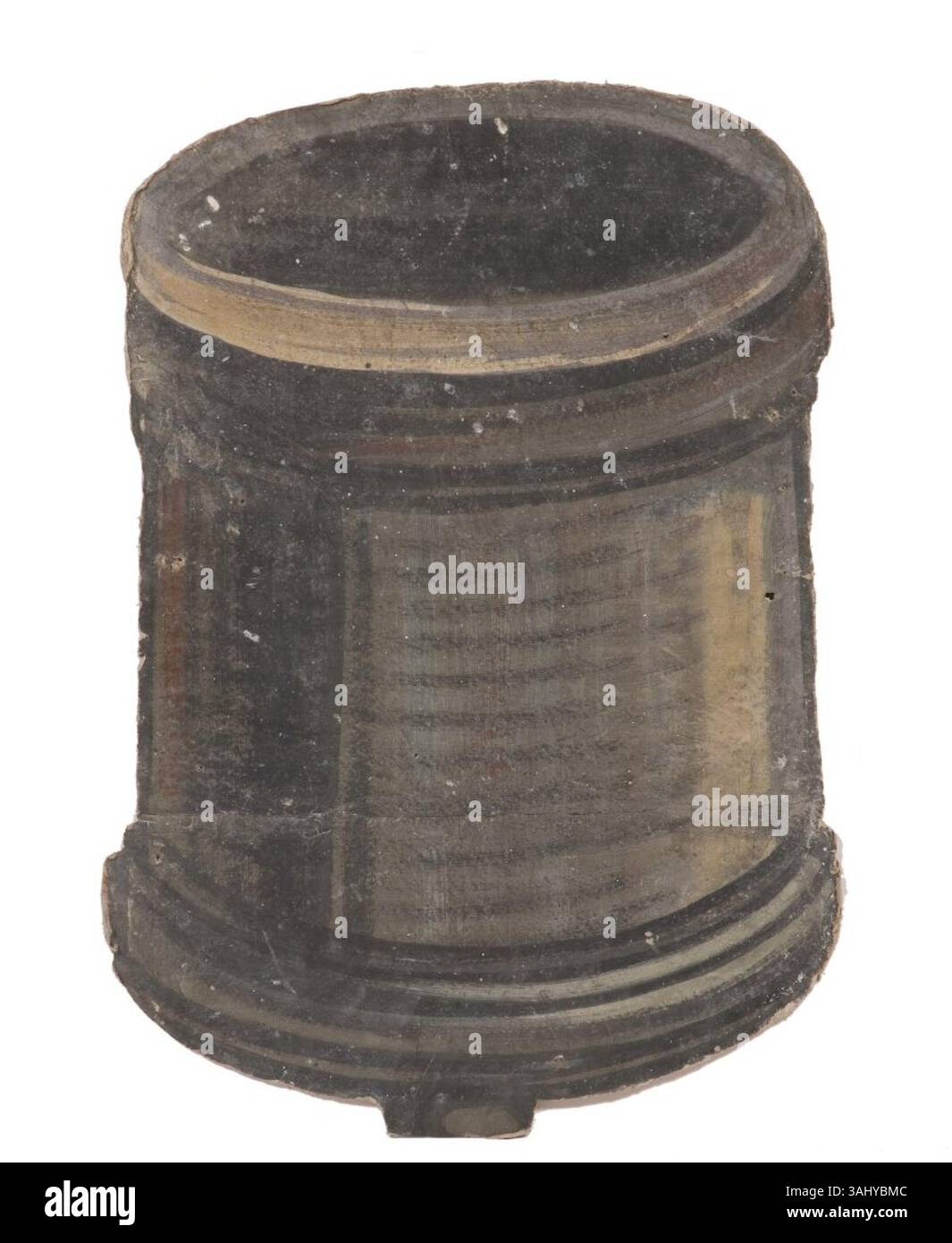 Dipinto anonimo intitolato "Kuliss, tunna" (Scenic Backdrop, Barrel), creato tra il 1780 e il 1789, parte della collezione Nationalmuseum. Foto Stock