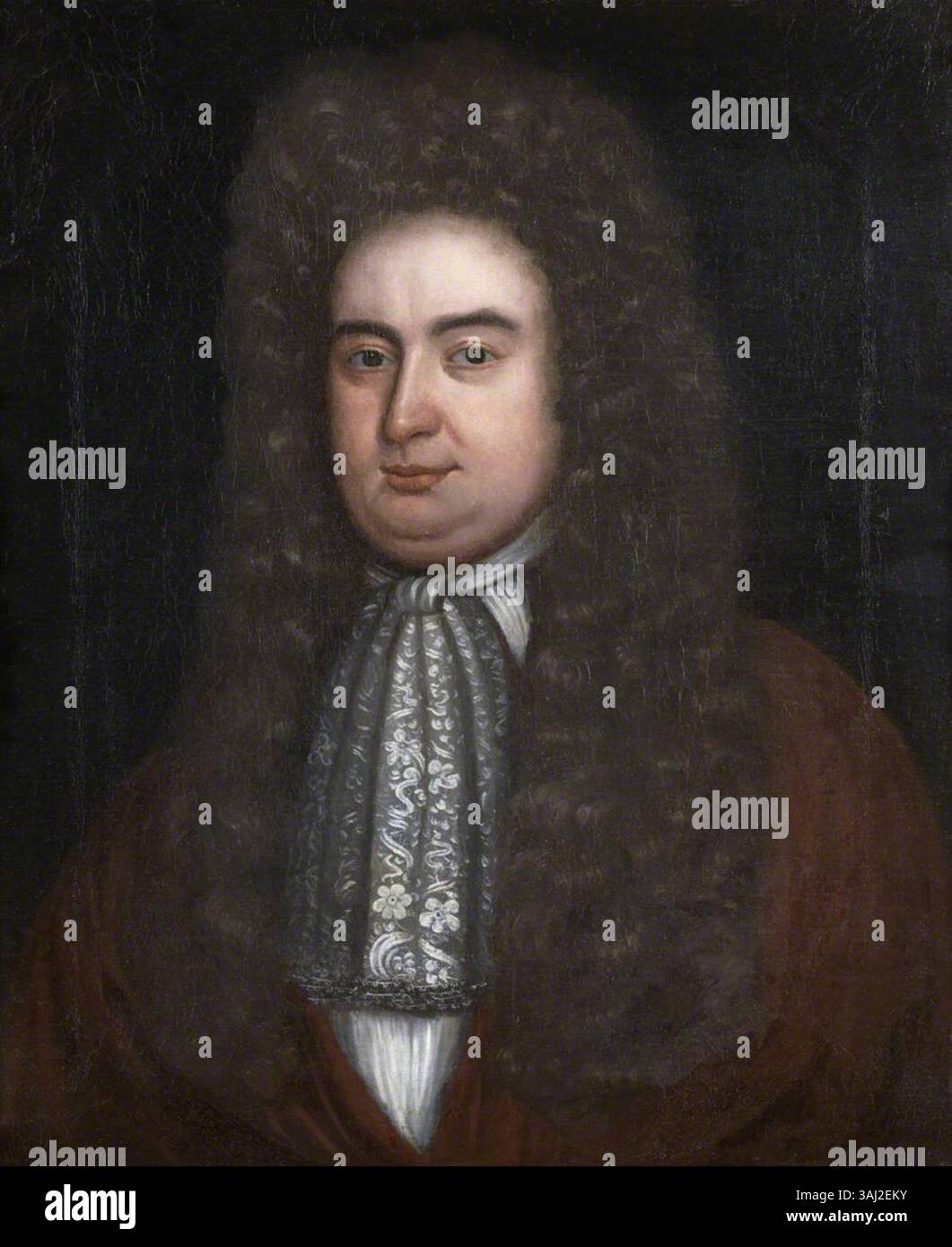 Ritratto di William Conyngham il giovane (m. 1721), intitolato "buona volontà", dipinto intorno al 1700 dalla British (English) School. La pittura a olio è su tela. Foto Stock