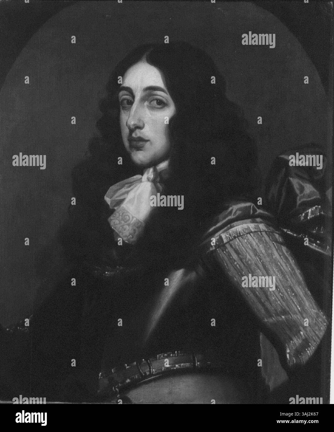 Questo ritratto del XVII secolo raffigura Enrico, duca di Gloucester, che mostra l'abbigliamento e la nobiltà dell'aristocrazia britannica durante il periodo Stuart. Foto Stock