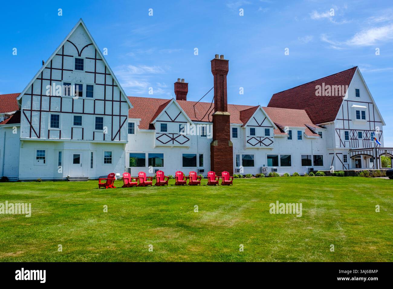 Hotel Keltic Lodge, Cabot Trail, Isola di Cape Breton, nuova Scozia, Canada Foto Stock