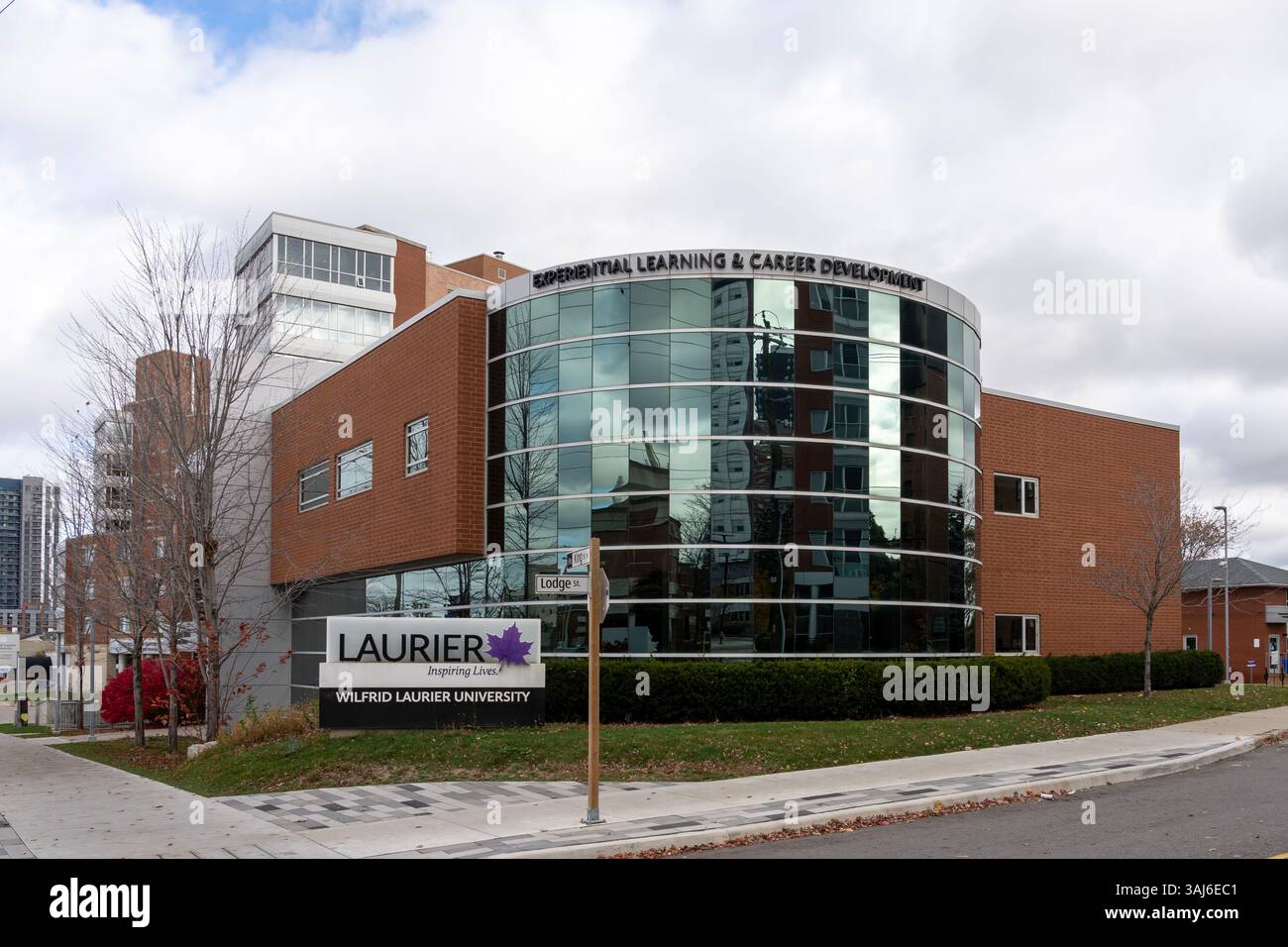Laurier Career Development Centre nel campus della Wilfrid Laurier University di Waterloo, Ontario, Canada Foto Stock