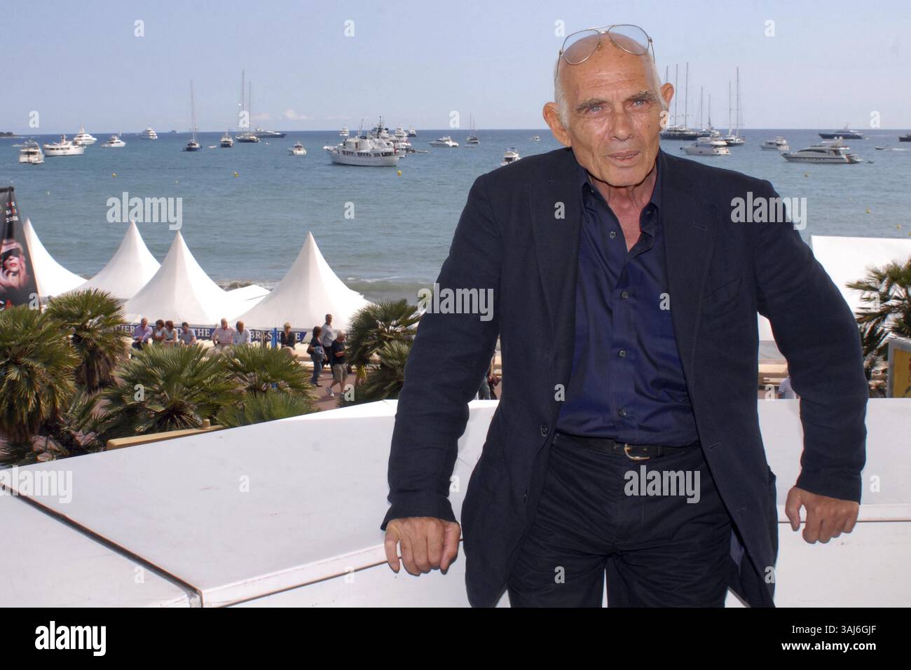 22 maggio 2008 - Cannes, Stati Uniti - 21 maggio 2008 - Cannes, Francia - Pasquale Squitieri. Il 61° Festival Internazionale del Cinema di Cannes. Credito fotografico: A. Berti/Marka/AdMedia (immagine di credito: © A. Berti/AdMedia via ZUMA Wire) Foto Stock