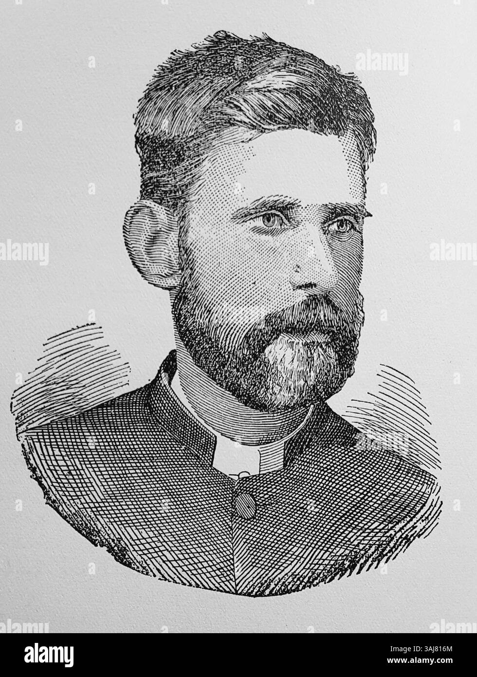 Axel August Svärd è stato un poeta e predicatore svedese, che contribuì alla letteratura e alla religione in Svezia durante il XIX secolo. Foto Stock