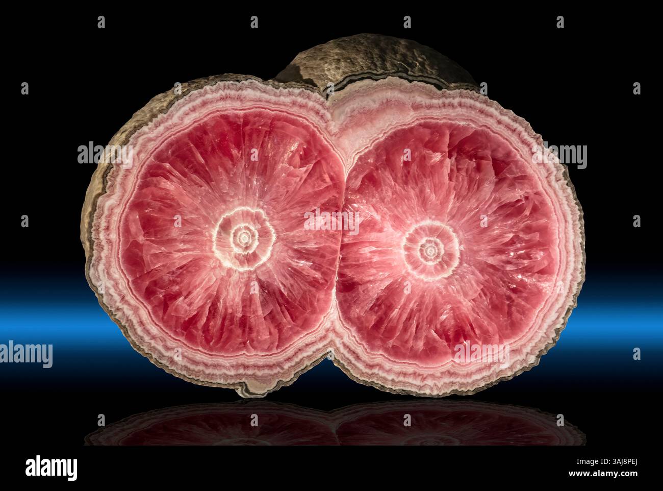 Rodocrosite stalattite, provincia di Catamarca, Argentina Foto Stock