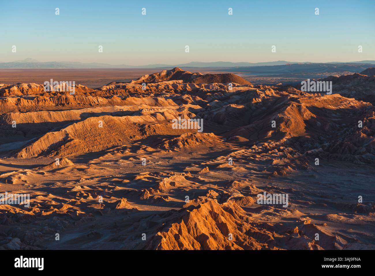 Valle de la Luna, Valle della Luna nel deserto di Atacama, Cile, regione di Antofagasta, deserto di Atacama, San Pedro De Atacama Foto Stock