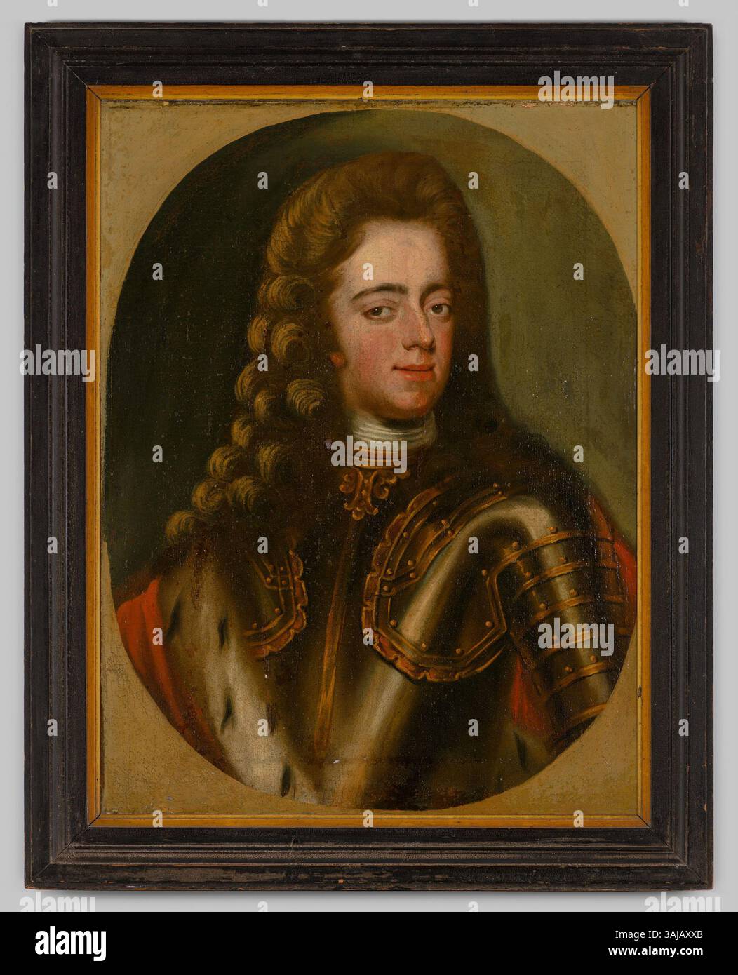 Questo ritratto tra il 1700 e il 1749 raffigura Johan Willem Friso van Oranje-Nassau, un nobile olandese. Il dipinto fa parte della collezione Geldersch Landschap en Kasteelen. Foto Stock
