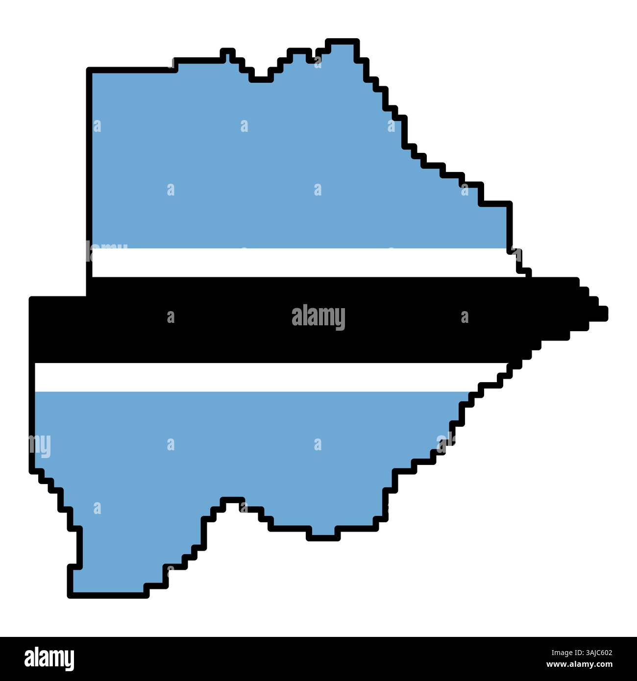 Icone pixellate della mappa del mondo in stile a 8 bit, con oltre 190 paesi. Perfetto per l'arte digitale, i progetti didattici e i progetti a tema. Illustrazione Vettoriale