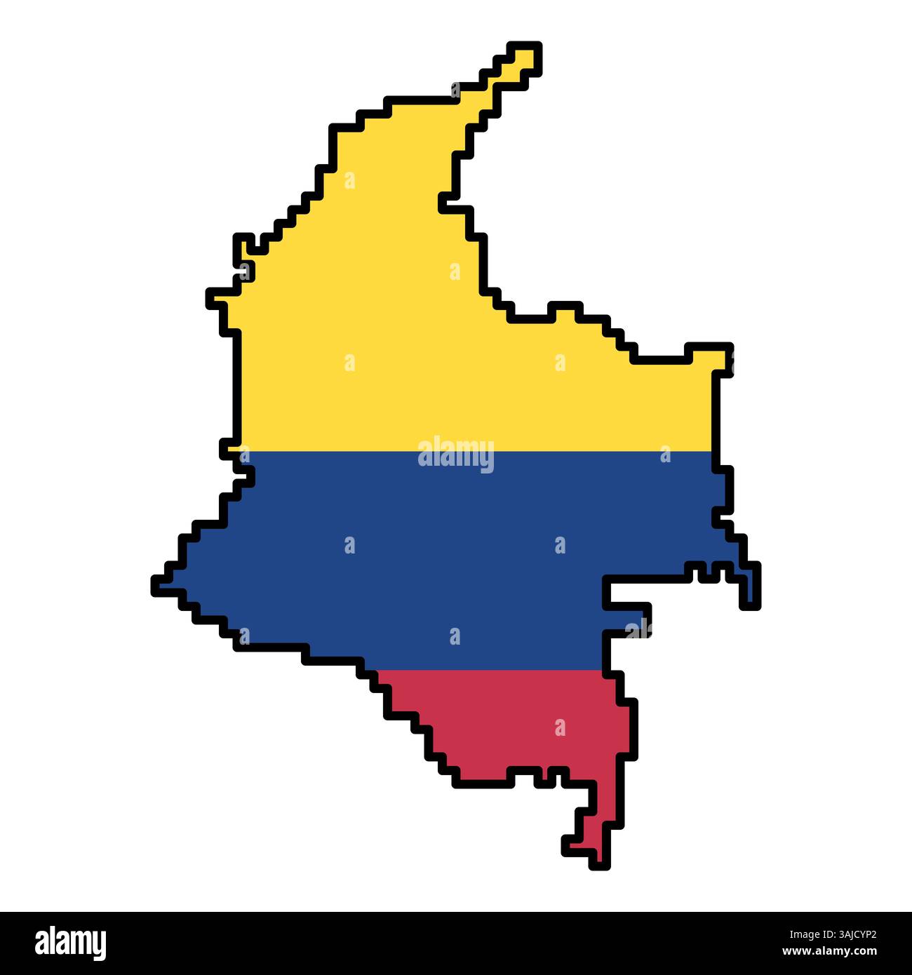 Icone pixellate della mappa del mondo in stile a 8 bit, con oltre 190 paesi. Perfetto per l'arte digitale, i progetti didattici e i progetti a tema. Illustrazione Vettoriale