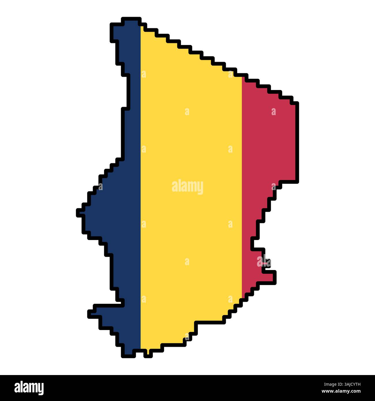 Icone pixellate della mappa del mondo in stile a 8 bit, con oltre 190 paesi. Perfetto per l'arte digitale, i progetti didattici e i progetti a tema. Illustrazione Vettoriale