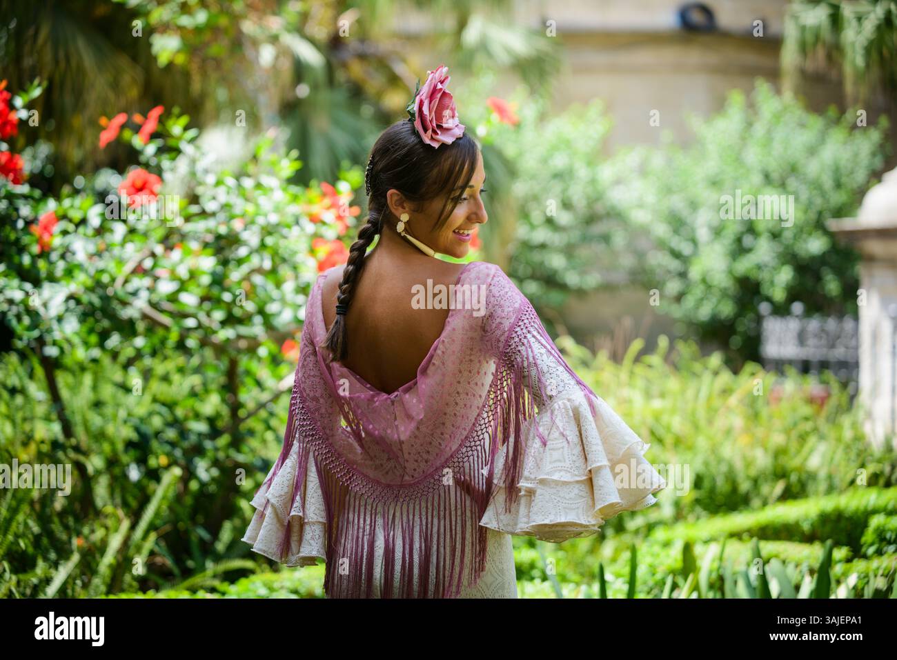 Feria de Malaga, Andalusia, Spagna, Europa Foto Stock