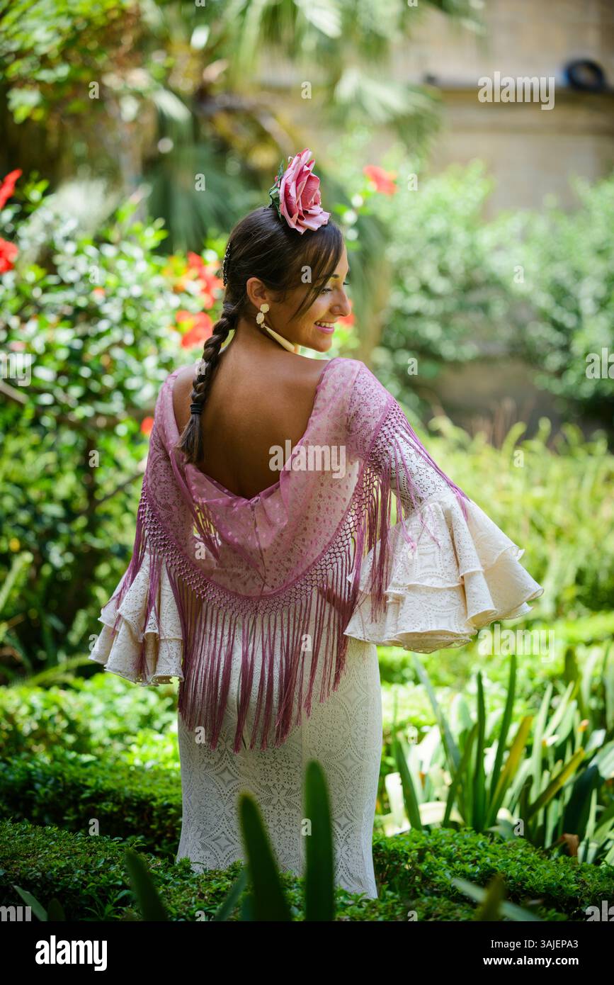 Feria de Malaga, Andalusia, Spagna, Europa Foto Stock