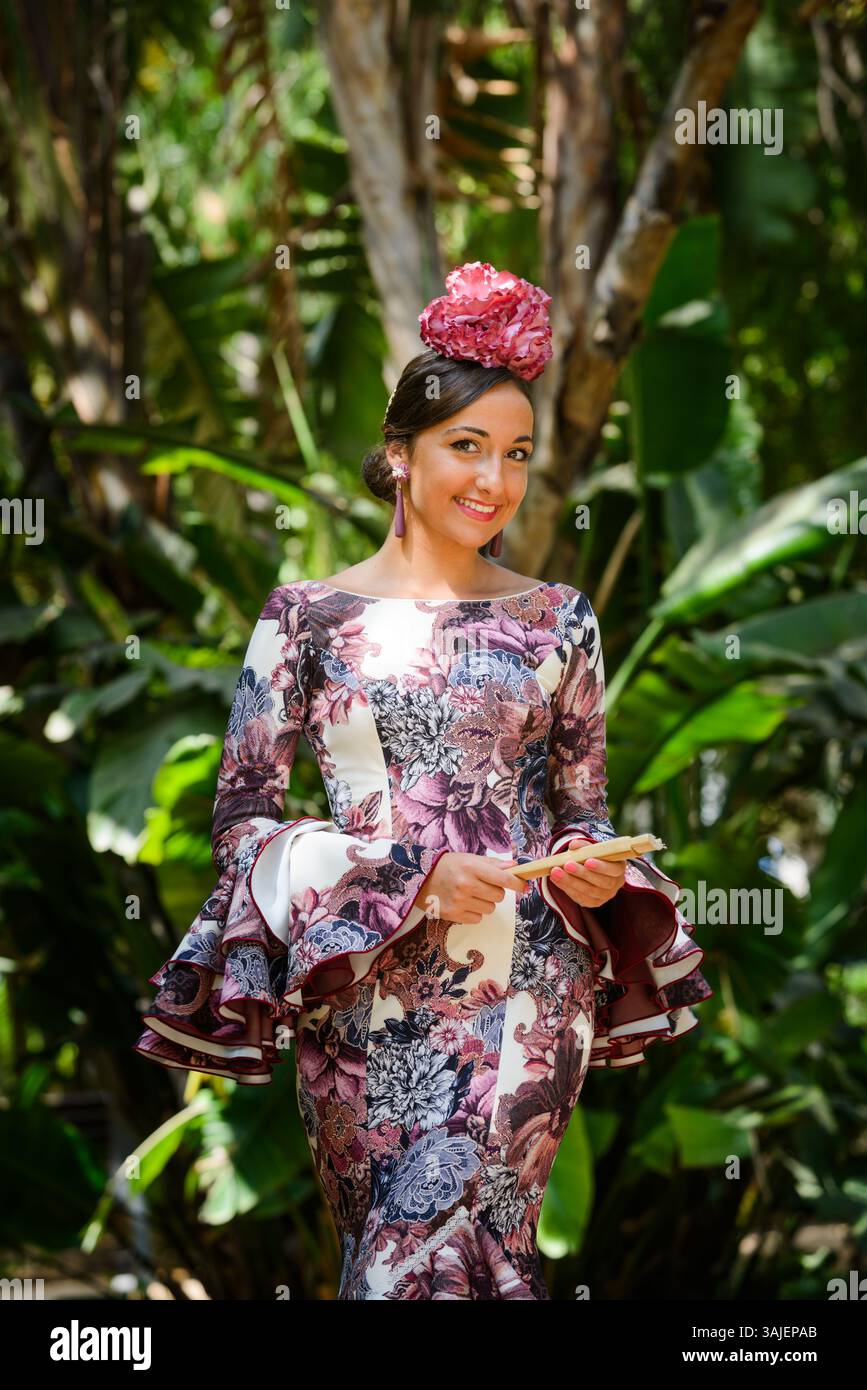 Feria de Malaga, Andalusia, Spagna, Europa Foto Stock