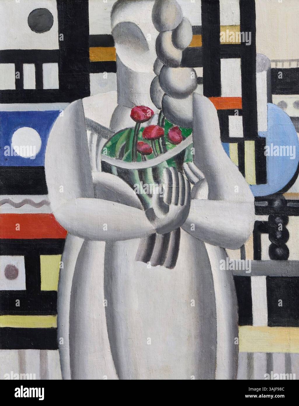 FERNAND LÉGER (1881-1955) artista francese. "Giovane donna con un bouquet" Foto Stock