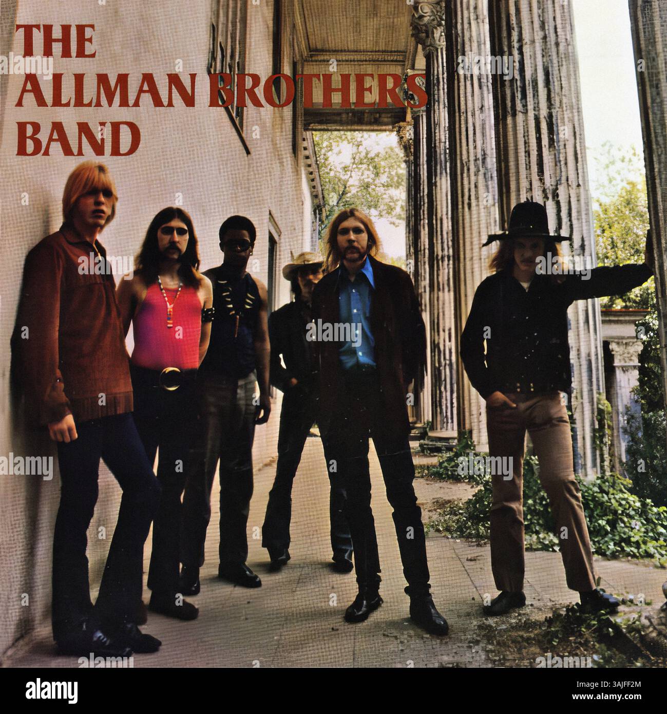 Allman Brothers - The Allman Brothers Band - copertina da disco jazz d'epoca Foto Stock