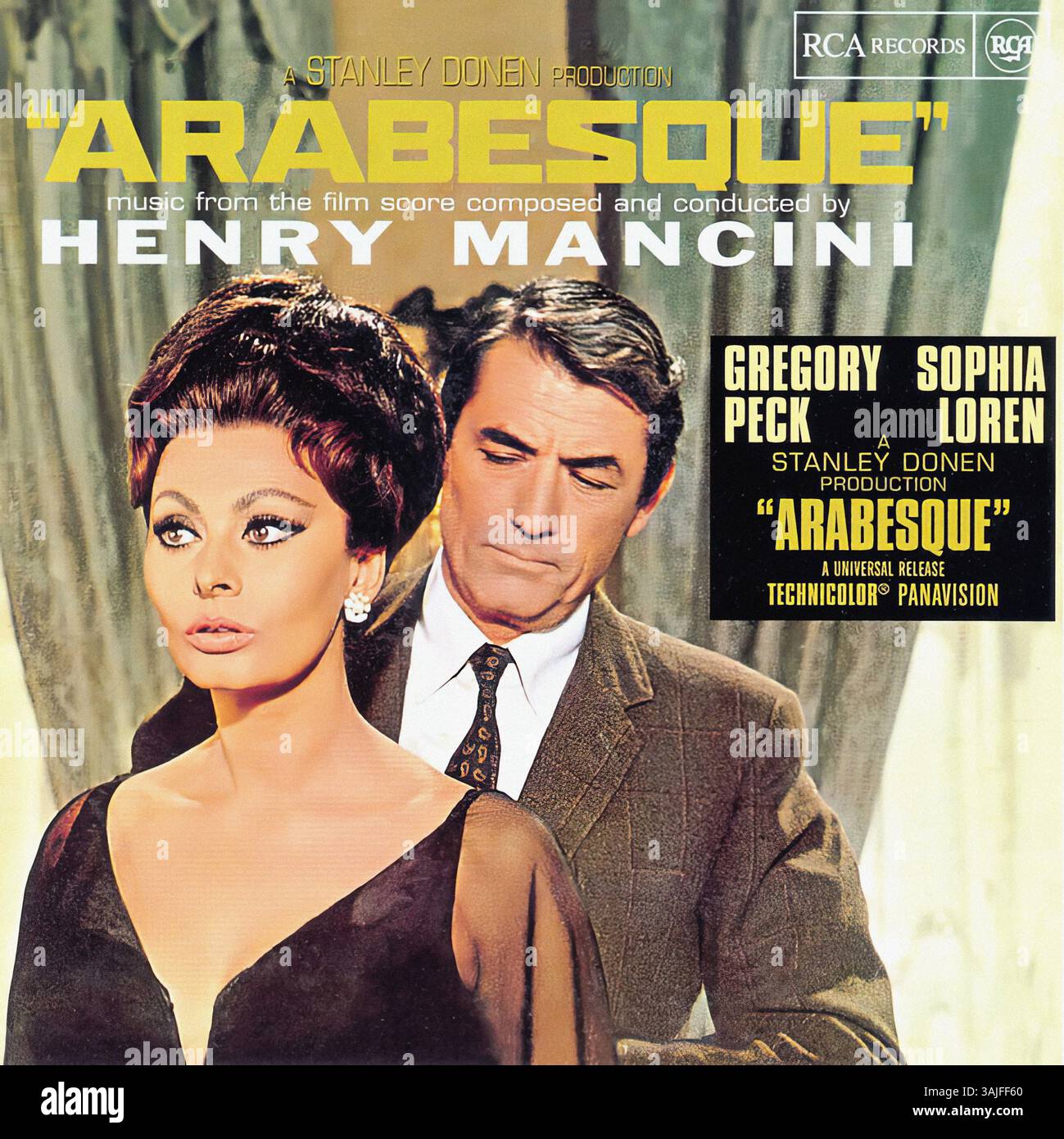 Arabesque - copertina da disco jazz d'epoca Foto Stock