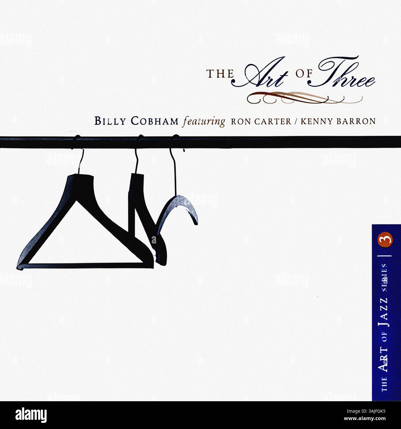 Billy Cobham - The Art of Three - copertina da disco jazz d'epoca Foto Stock