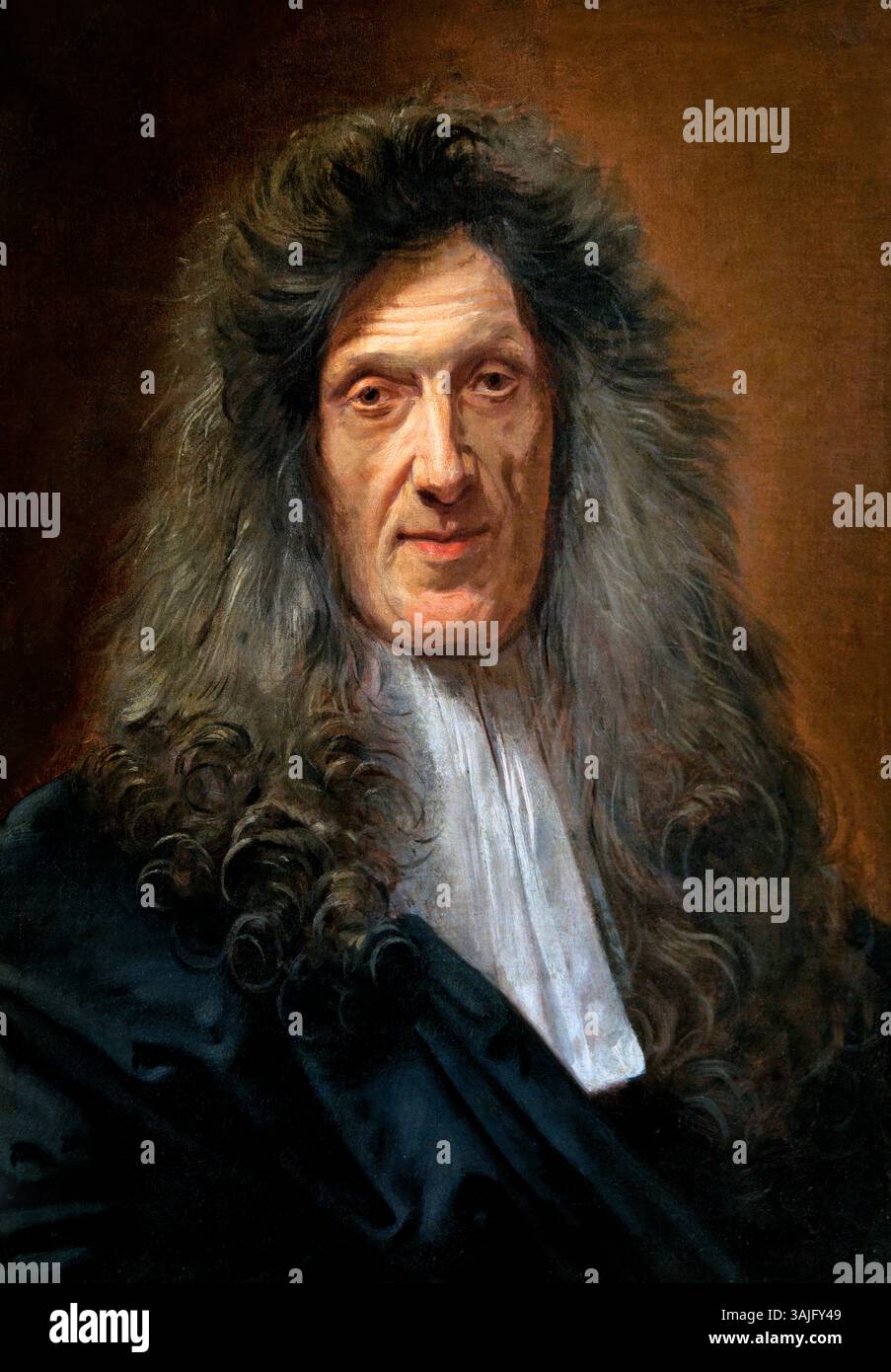 Medico francese assistente personale del re Luigi XIV di Francia di Jean Jouvenet 1644 - 1717 Francia francese, Louvre Parigi, Museo di Belle Arti, Francia, Foto Stock