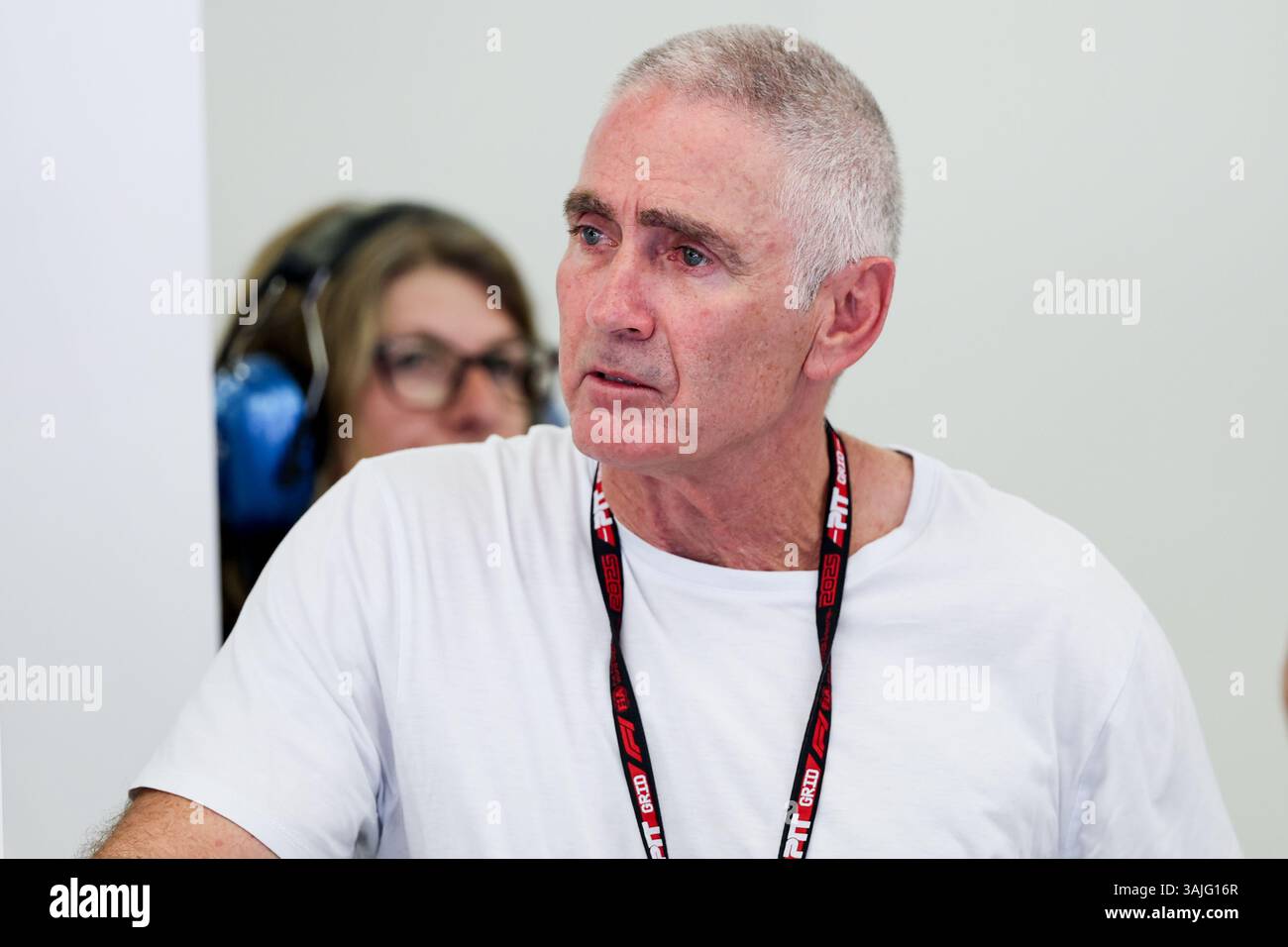 DOOHAN MICHAEL (aus), campioni del mondo 500cc, ritratto durante il Gran Premio del Golfo del Bahrain 2025, 4° round del Campionato del mondo di Formula 1 FIA 2025 dall'11 al 13 aprile 2025 sul circuito Internazionale del Bahrain, a Sakhir, in Bahrain Foto Stock