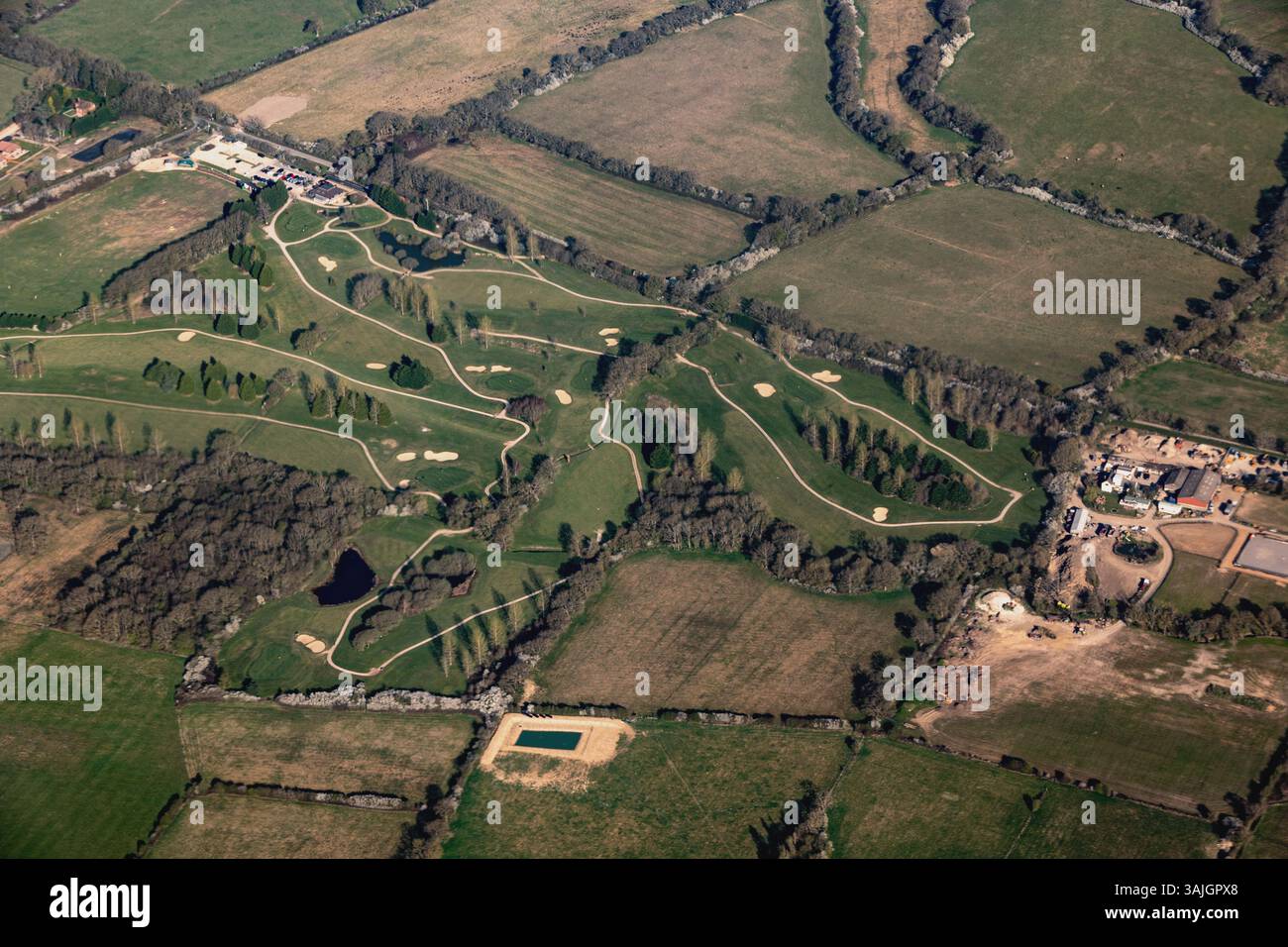 Campo da golf Horne Park, Surrey, da oltre 2025 Foto Stock