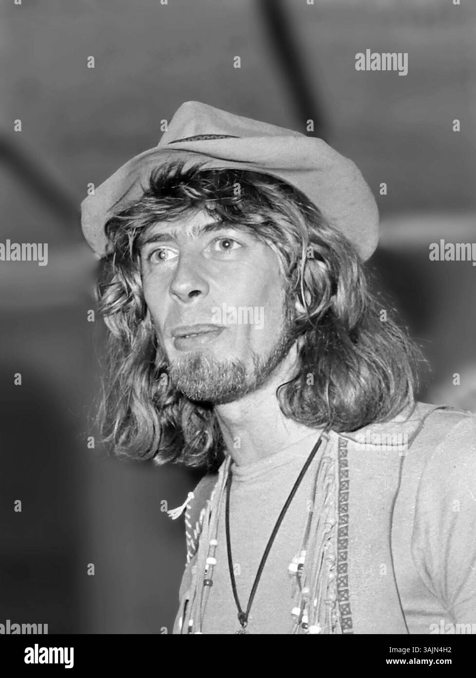 John Mayall. Ritratto del musicista blues e rock inglese, John Brumwell Mayall (1933-2024) nel 1968 Foto Stock