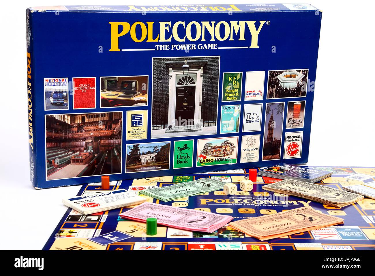 Vintage Woodrush Games Poleconomy Foto Stock