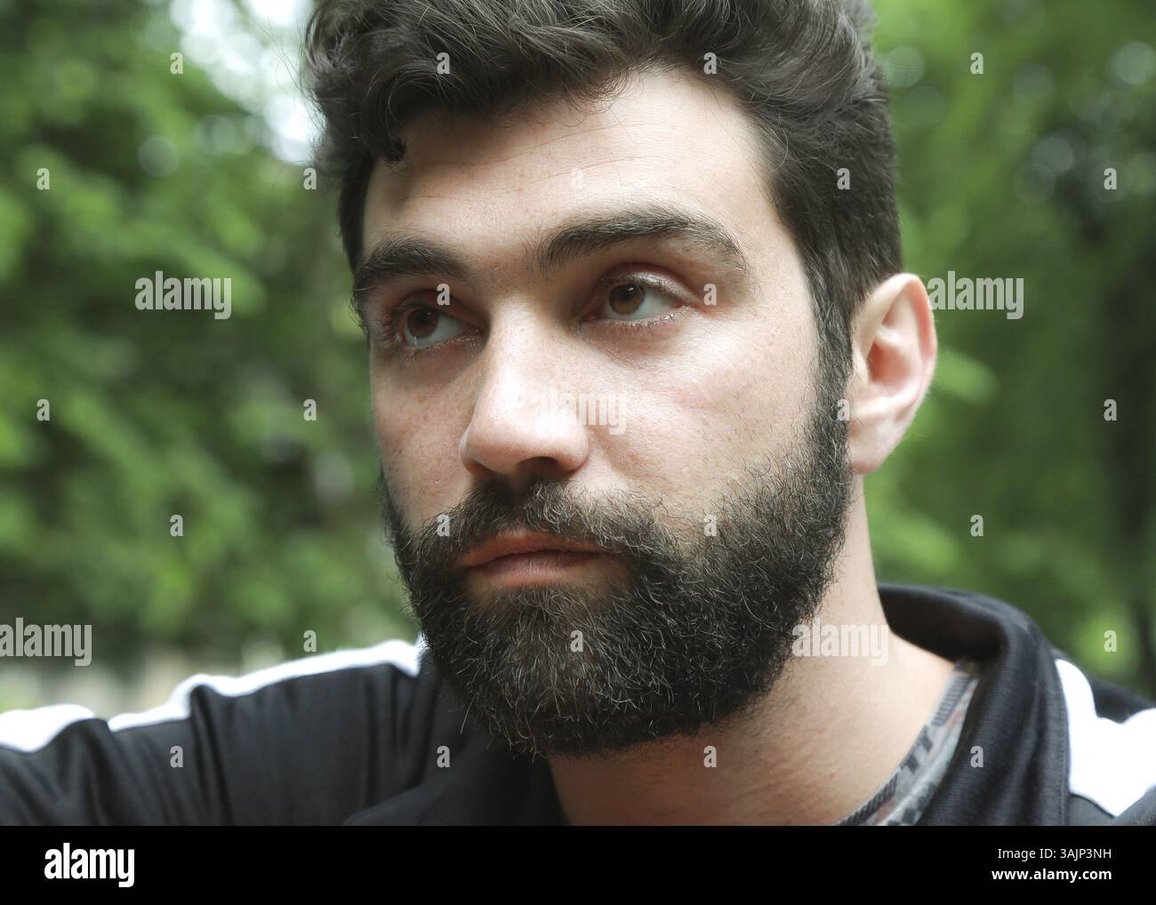 21 giugno 2017 - Edinbrgh, Scozia, Regno Unito - l'attore rumeno ALEC SECAREANU promuove il pluripremiato film "God's Own Country" del Regno Unito. Secareanu è noto per il suo lavoro sul paese di Dio (2017), Matasari (2011) e minte-ma frumos in Centrul Vechi (2016). (Immagine di credito: © Armando Gallo/ZUMA Studio) Foto Stock