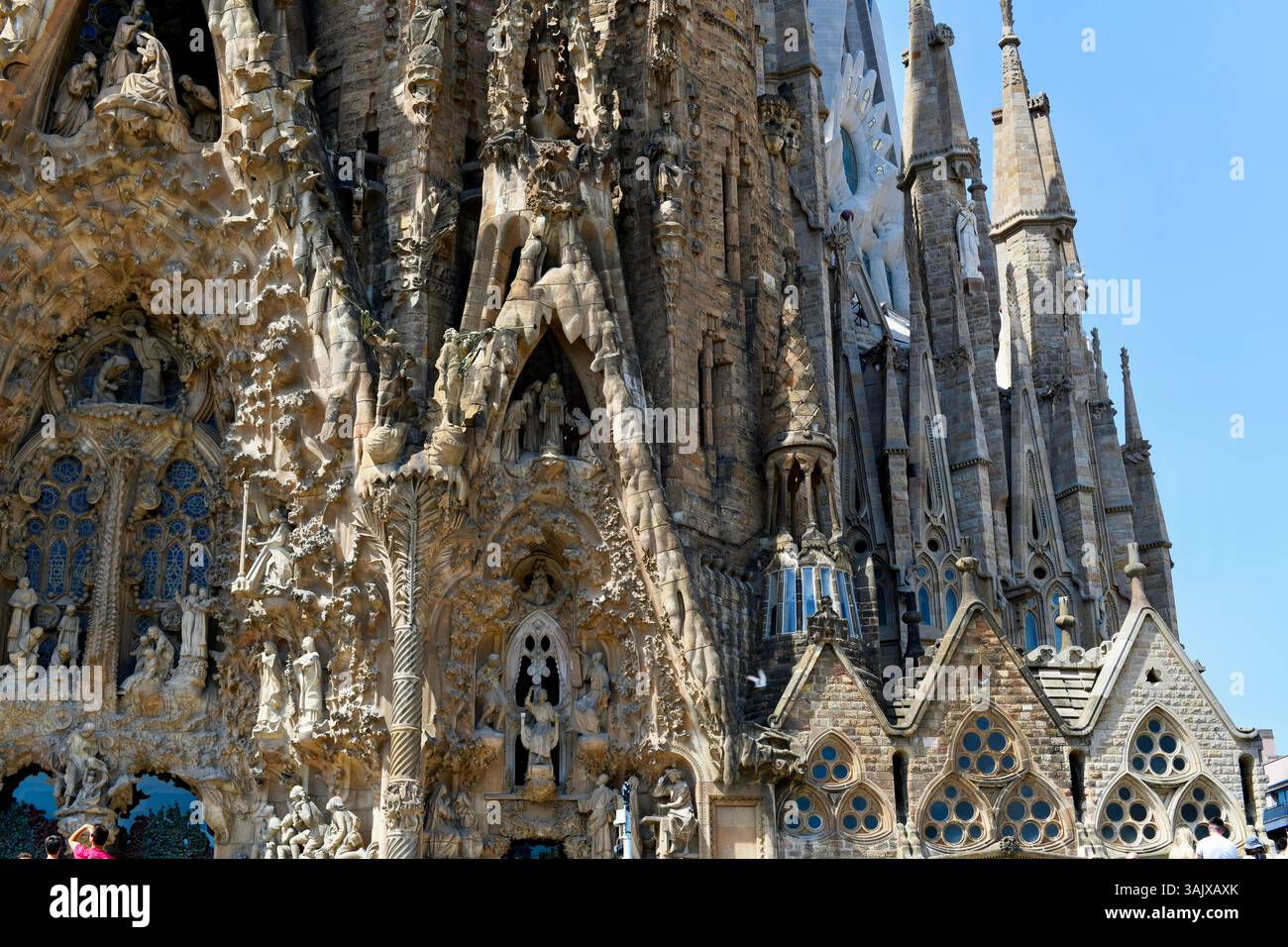 Basilica de la Sagrada Familia, Barcellona, Spagna Foto Stock