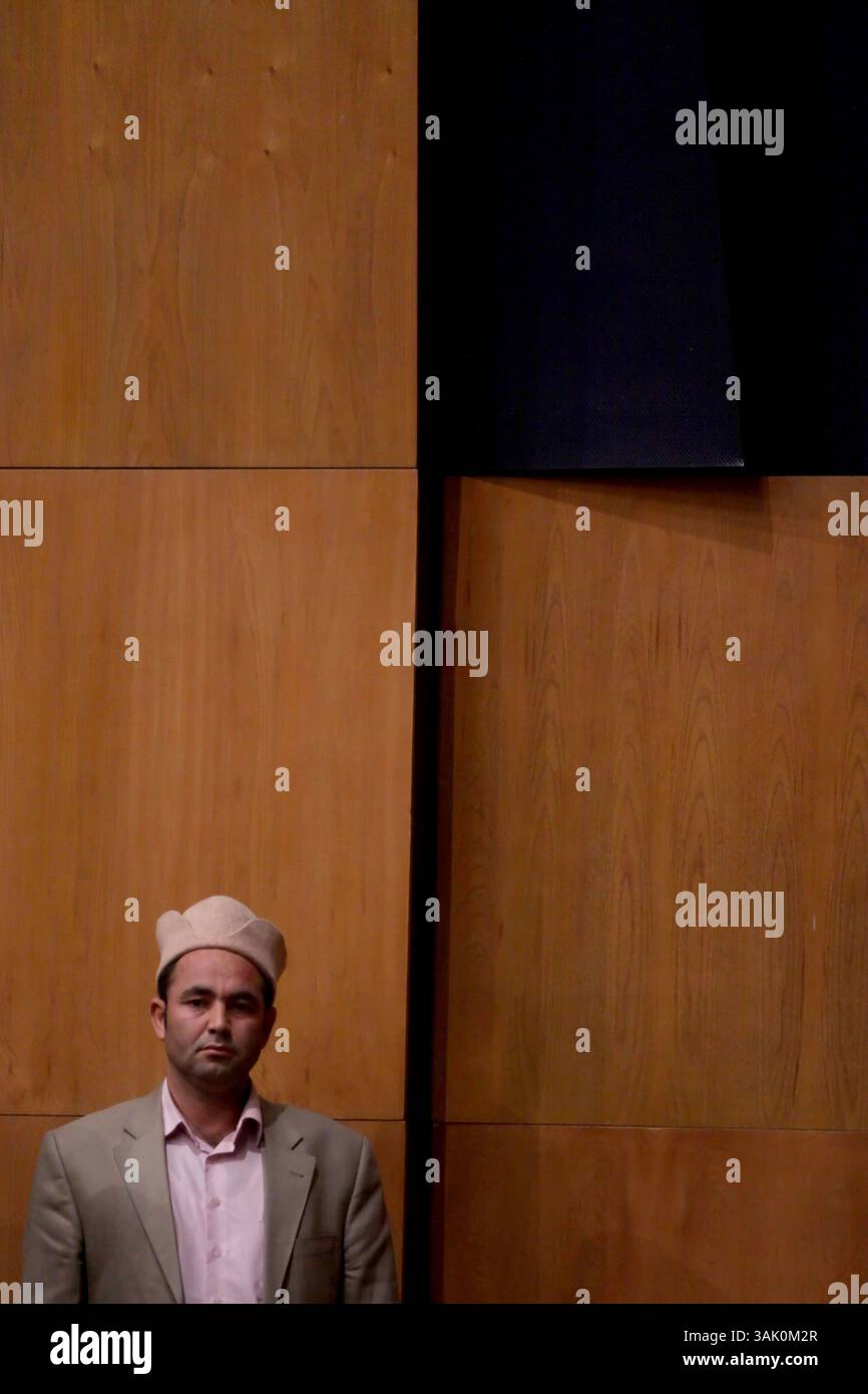 19 maggio 2009 - Teheran, Iran - un uomo iraniano del Qashqai partecipa a un incontro per sostenere Mir Hossein Mousavi, candidato alle elezioni presidenziali iraniane. (Immagine di credito: © Roshan Norouzi/ZUMA Press) Foto Stock