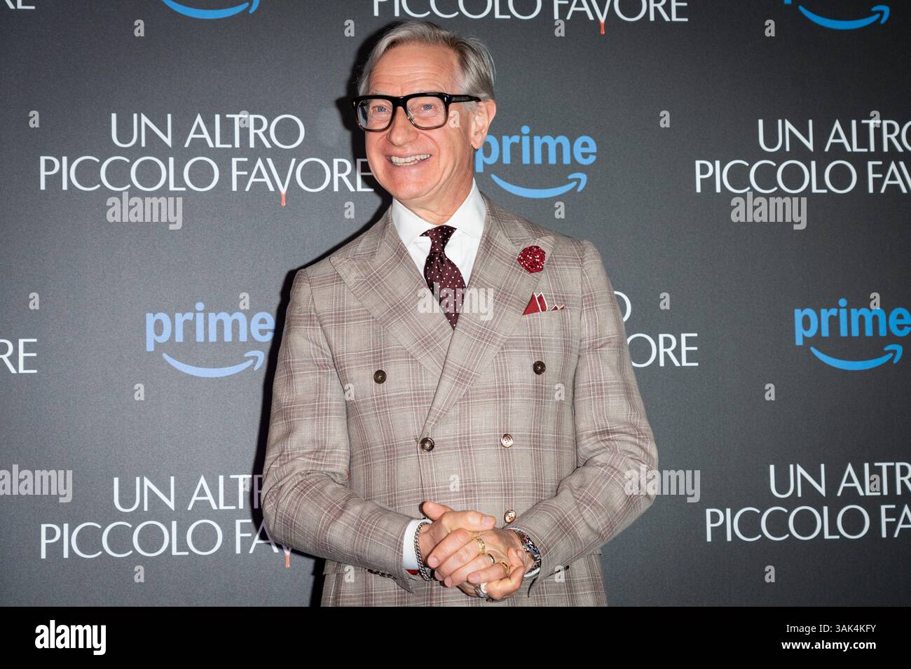 Roma, Italia. 11 aprile 2025. Paul Feig partecipa al photocall di "un altro piccolo favore" al Cinema Barberini di Roma. Credito: SOPA Images Limited/Alamy Live News Foto Stock
