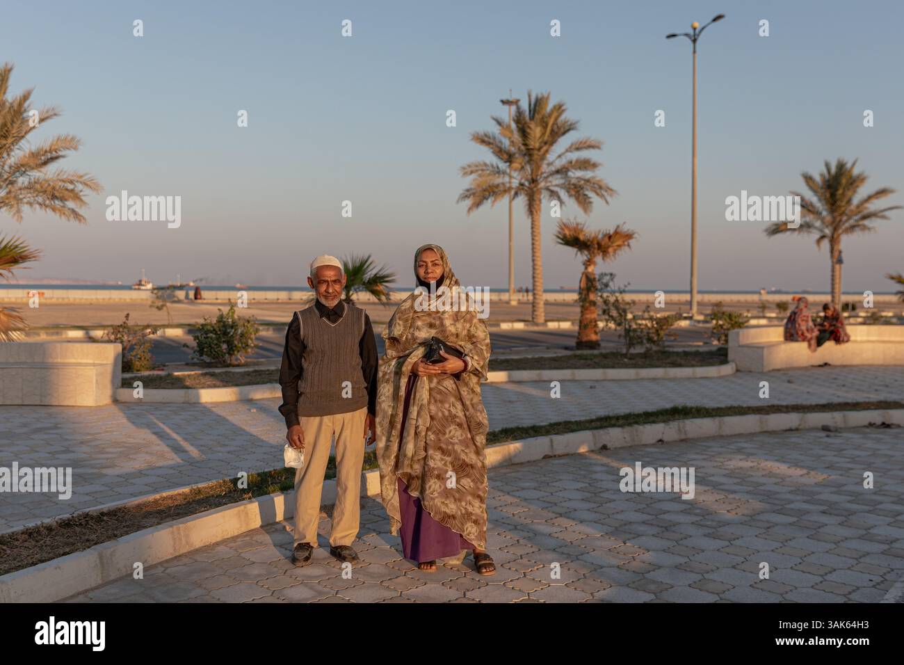 Qeshm e Hengam l'isola sul Golfo Persico Foto Stock
