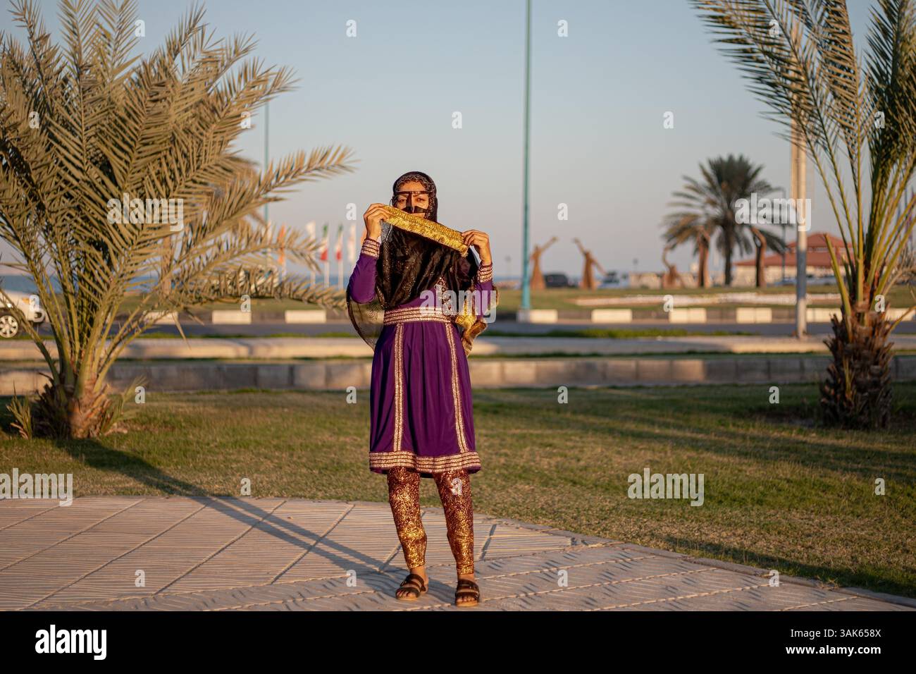 Qeshm e Hengam l'isola sul Golfo Persico Foto Stock