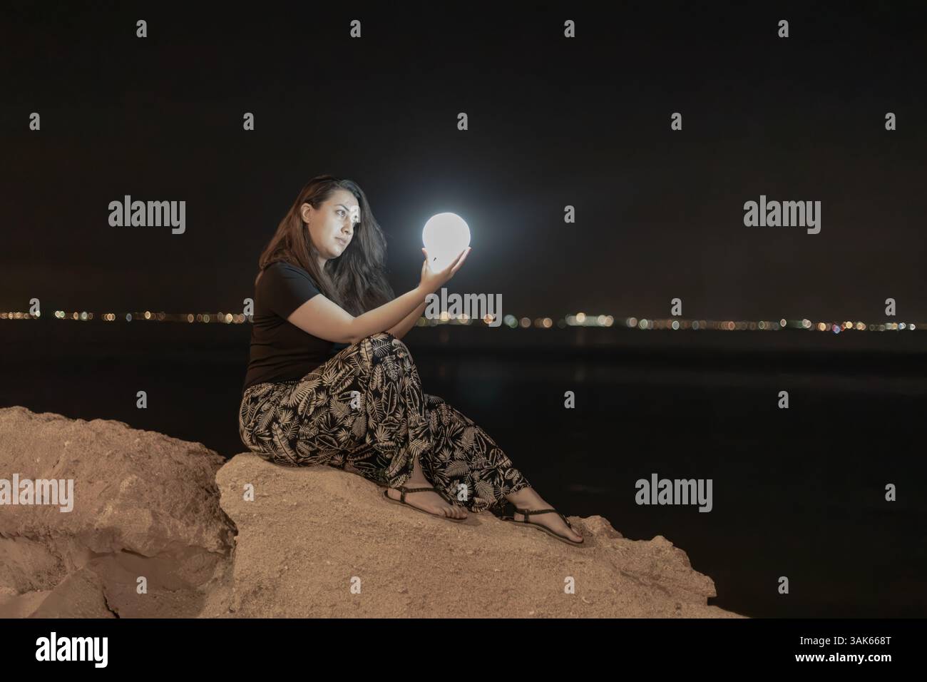 Qeshm e Hengam l'isola sul Golfo Persico Foto Stock