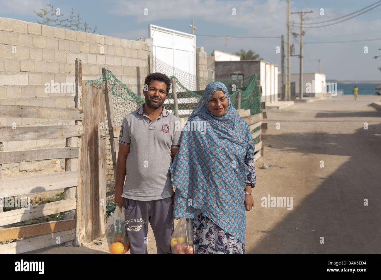 Qeshm e Hengam l'isola sul Golfo Persico Foto Stock