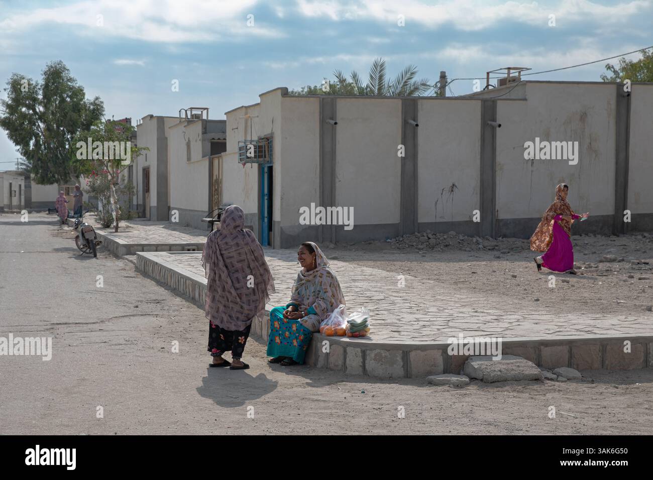 Qeshm e Hengam l'isola sul Golfo Persico Foto Stock