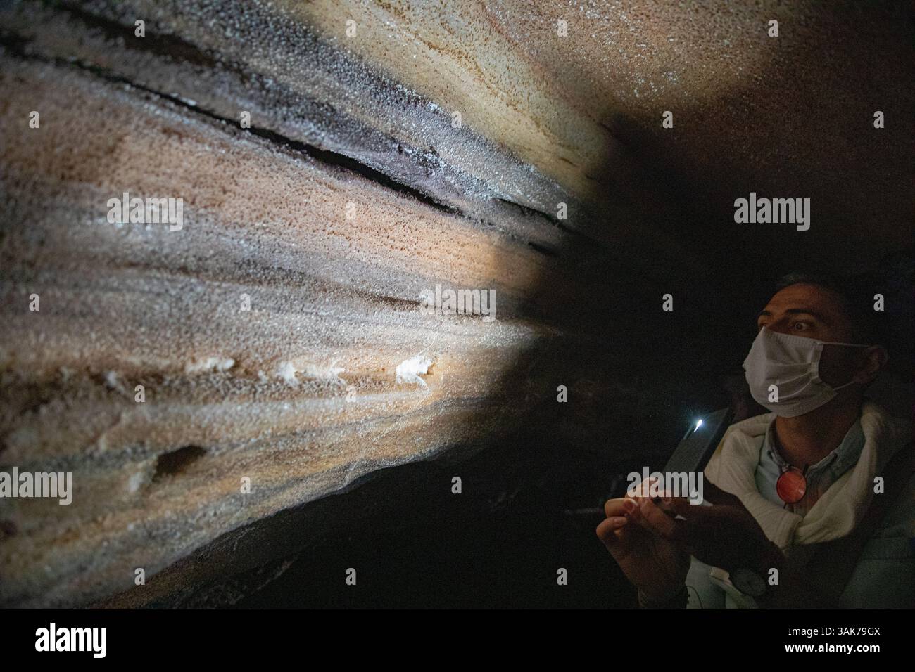 Qeshm e Hengam l'isola sul Golfo Persico Foto Stock