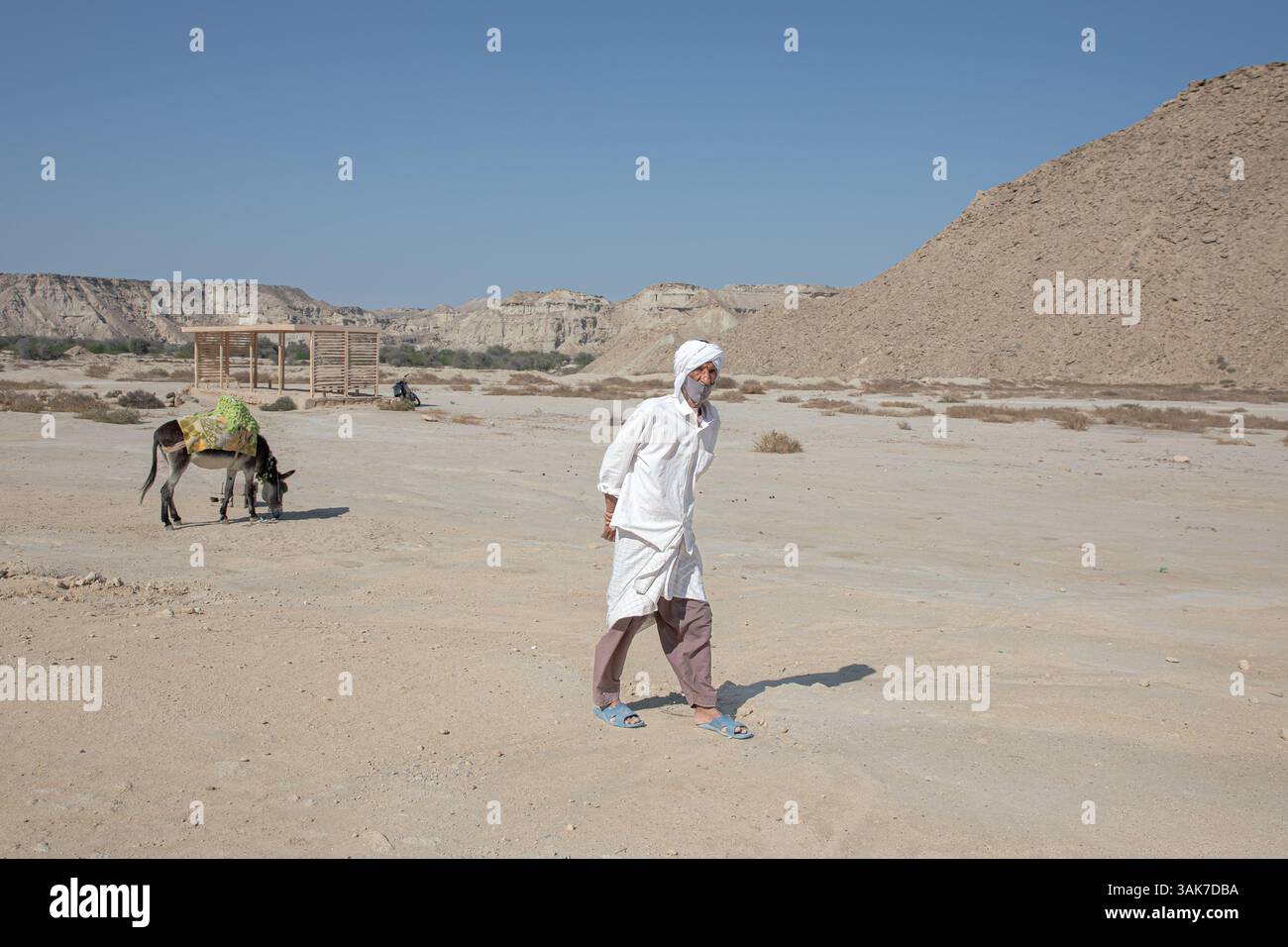 Qeshm e Hengam l'isola sul Golfo Persico Foto Stock