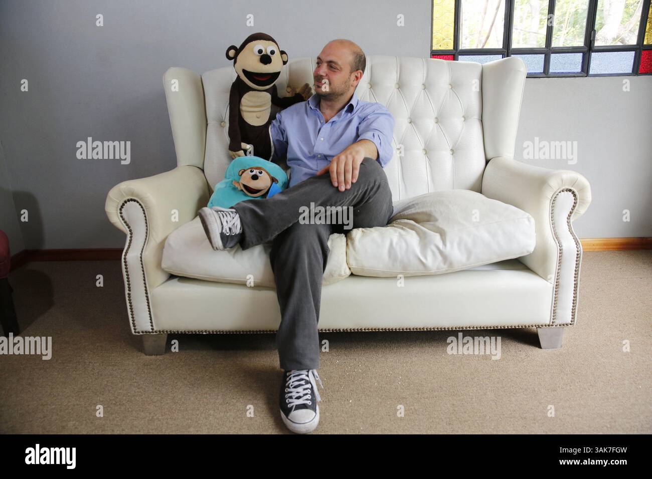 30 marzo 2017 - Vicente Lopez, BUENOS AIRES, ARGENTINA - Daniel Schammah creador del personaje Bubba. FOTO RICARDO PRISTUPLUK (immagine di credito: © Ricardo Pristupluk/la Nacion/GDA via ZUMA Press) Foto Stock