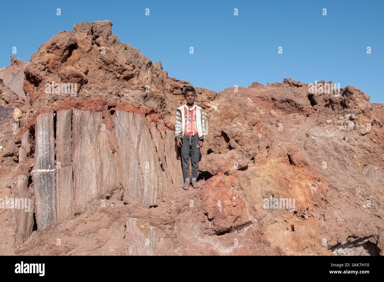 Qeshm e Hengam l'isola sul Golfo Persico Foto Stock