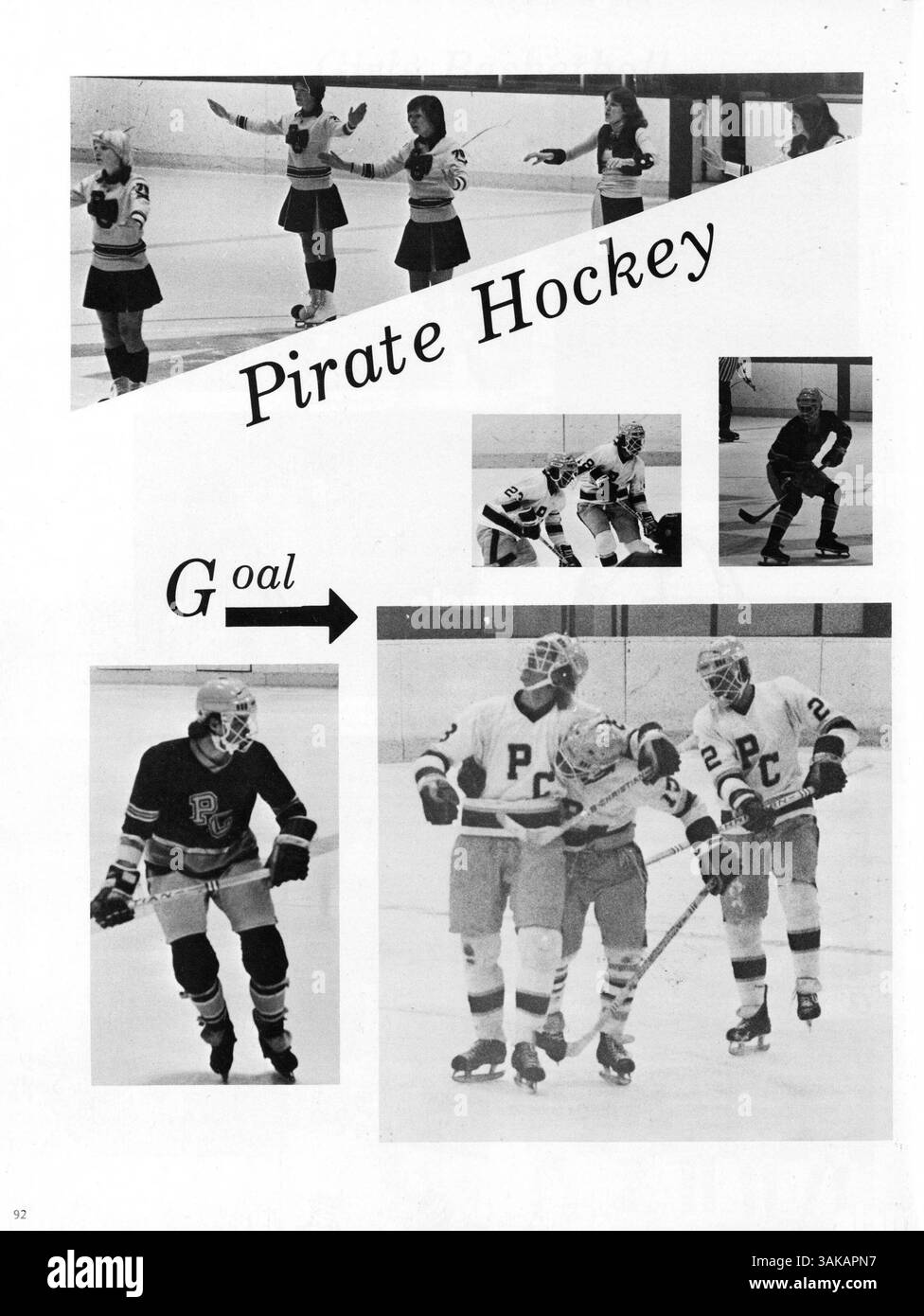 Questo annuario delle scuole superiori mette in evidenza gli eventi accademici ed extracurricolari della Park Center High School per l'anno scolastico 1972-1973, che documentano gli studenti, i docenti e le attività della comunità della scuola. Foto Stock