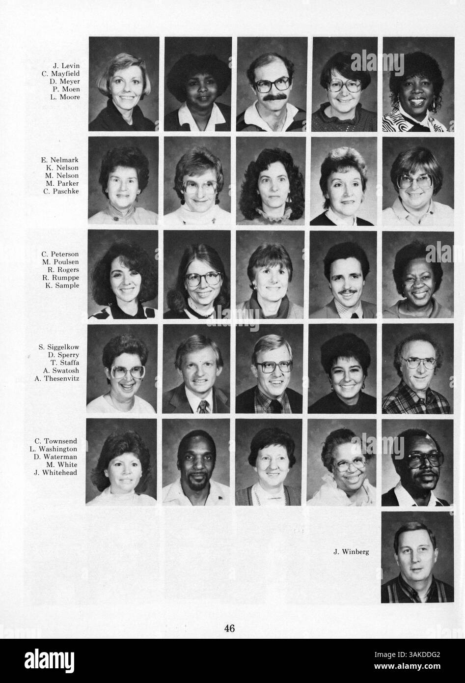 Questo annuario del 1987 di Anwatin Jr. La High School funge da record storico dell'anno scolastico 1986-1987, documentando le interazioni tra studenti e insegnanti, gli eventi scolastici e le attività extracurriculari. Foto Stock